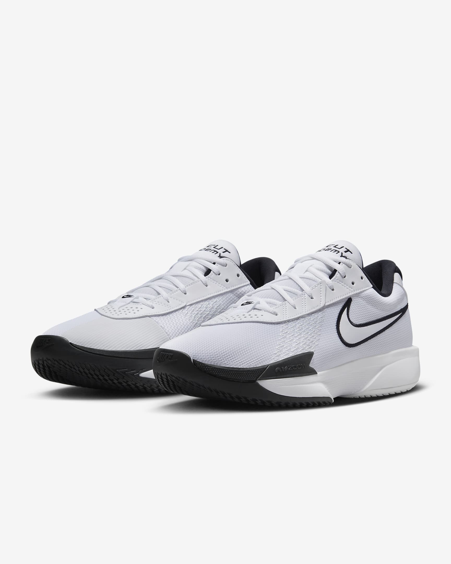 Nike G.T. Cut Academy EP Basketball Shoes - White/Black