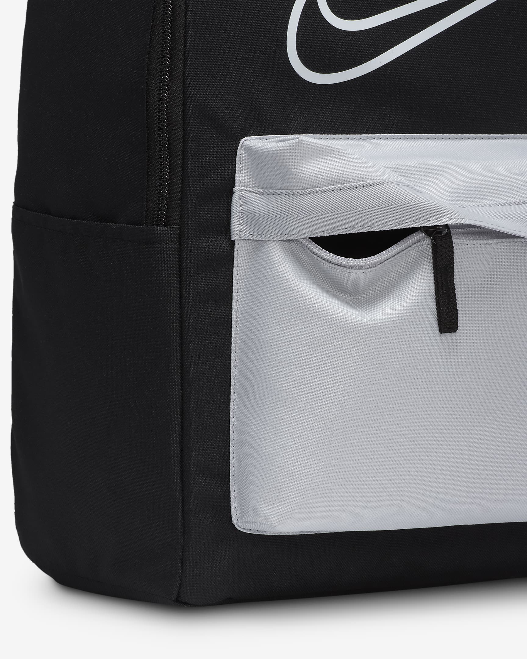 Nike Heritage Backpack (25L) - Black/Wolf Grey/White