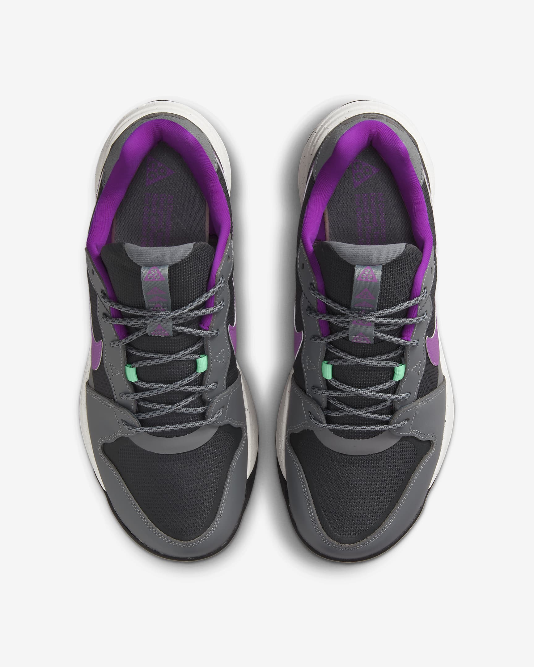 Tenis para hombre Nike ACG Lowcate - Gris humo/Morado vivo/Fantasma/Gris humo oscuro