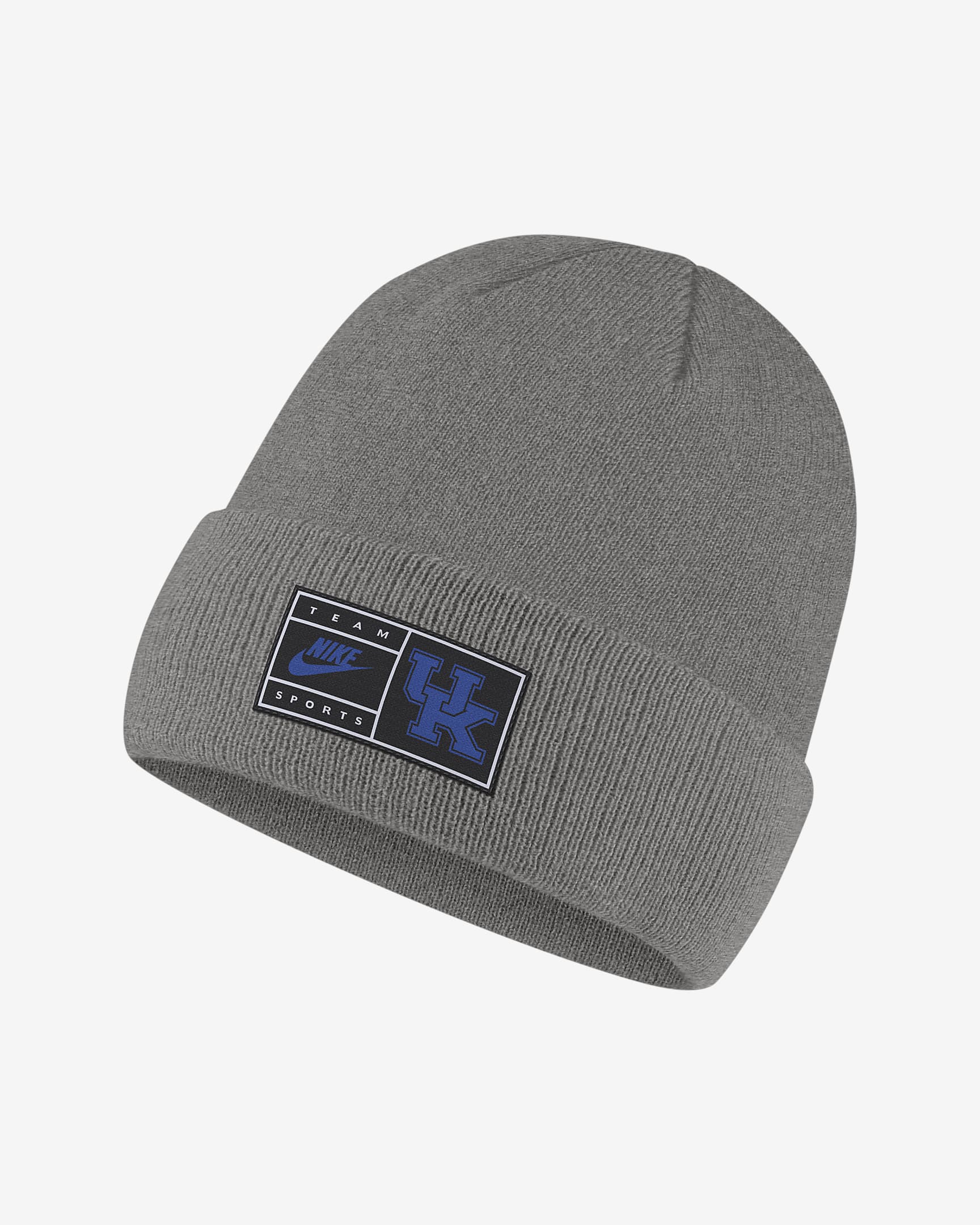 Nike College (Kentucky) Cuffed Beanie - Grey Heather