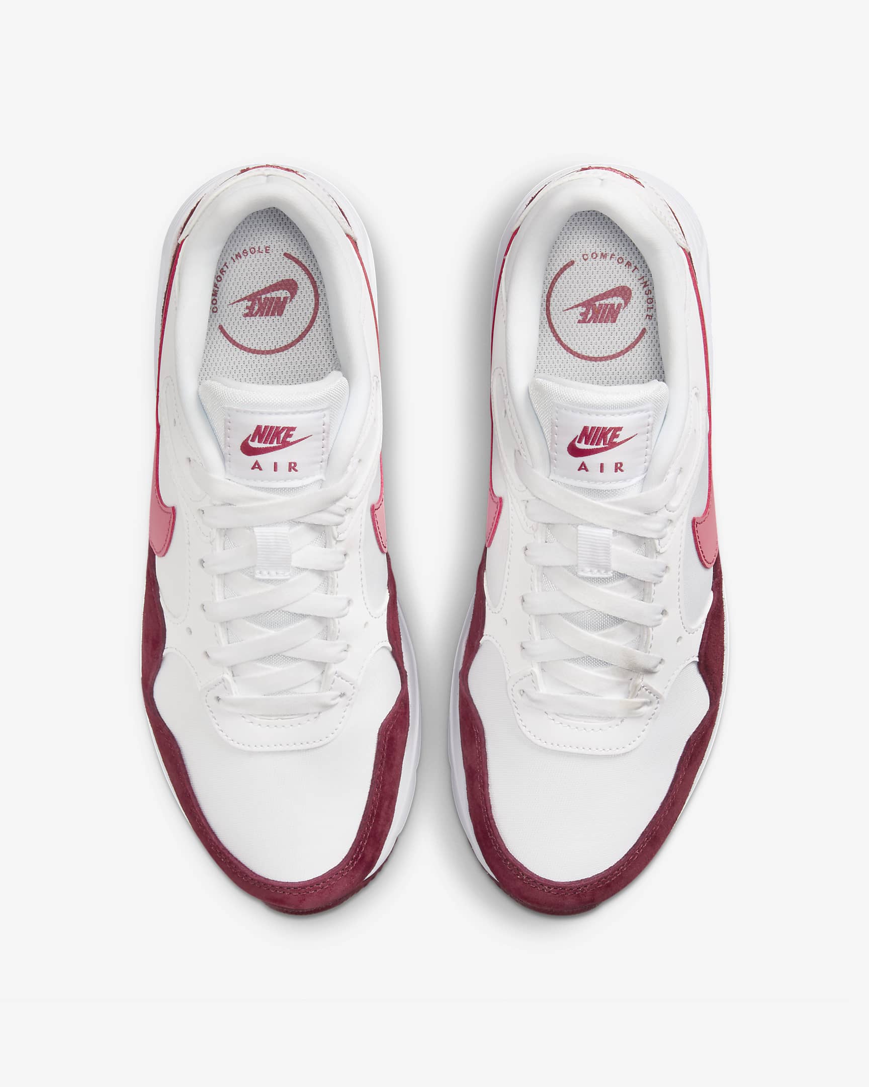 Nike Air Max SC Women's Shoes - White/Team Red/Adobe