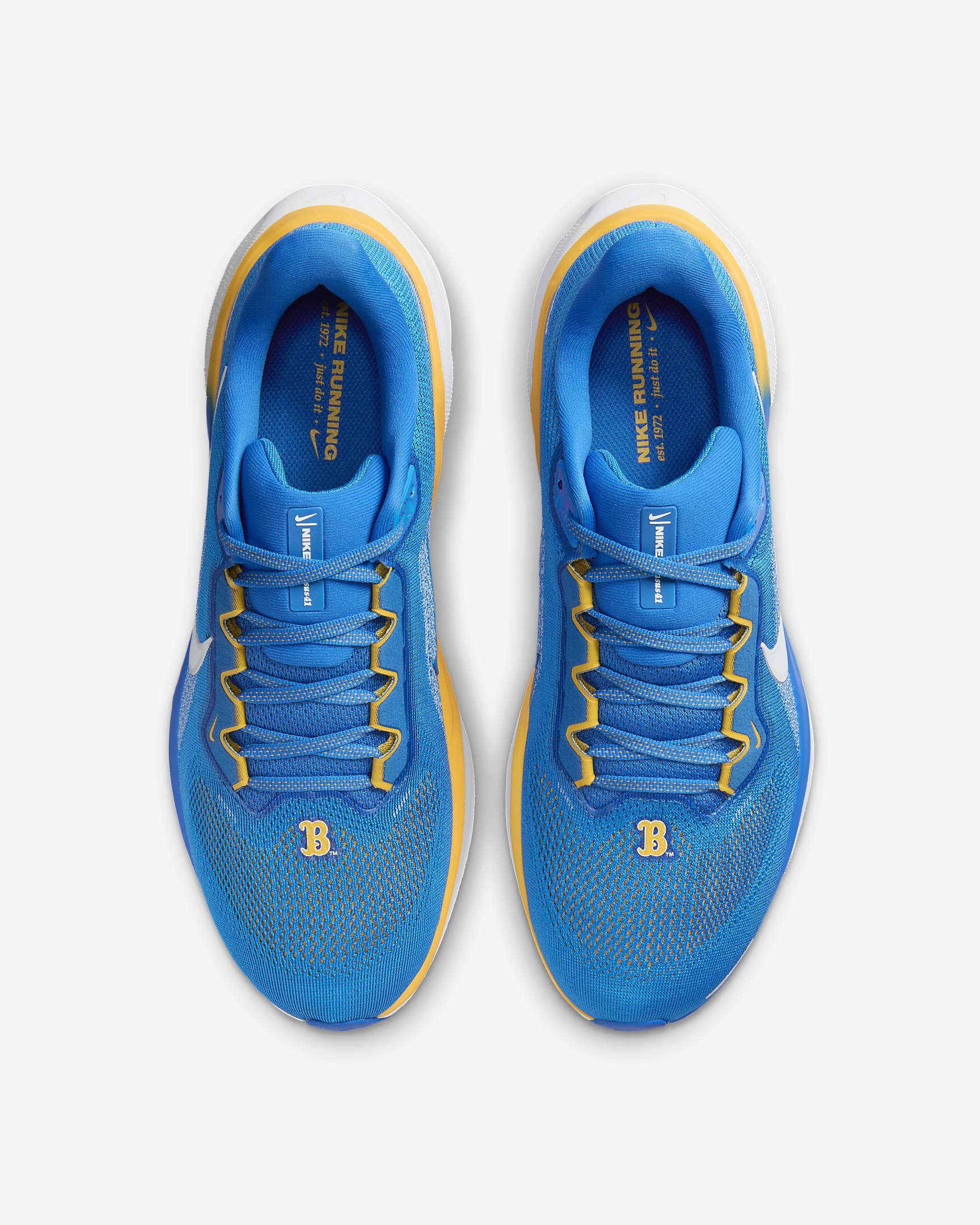 Tenis de correr en pavimento universitarios Nike para hombre UCLA Pegasus 41 - Azul señal/Blanco/Oro/Blanco