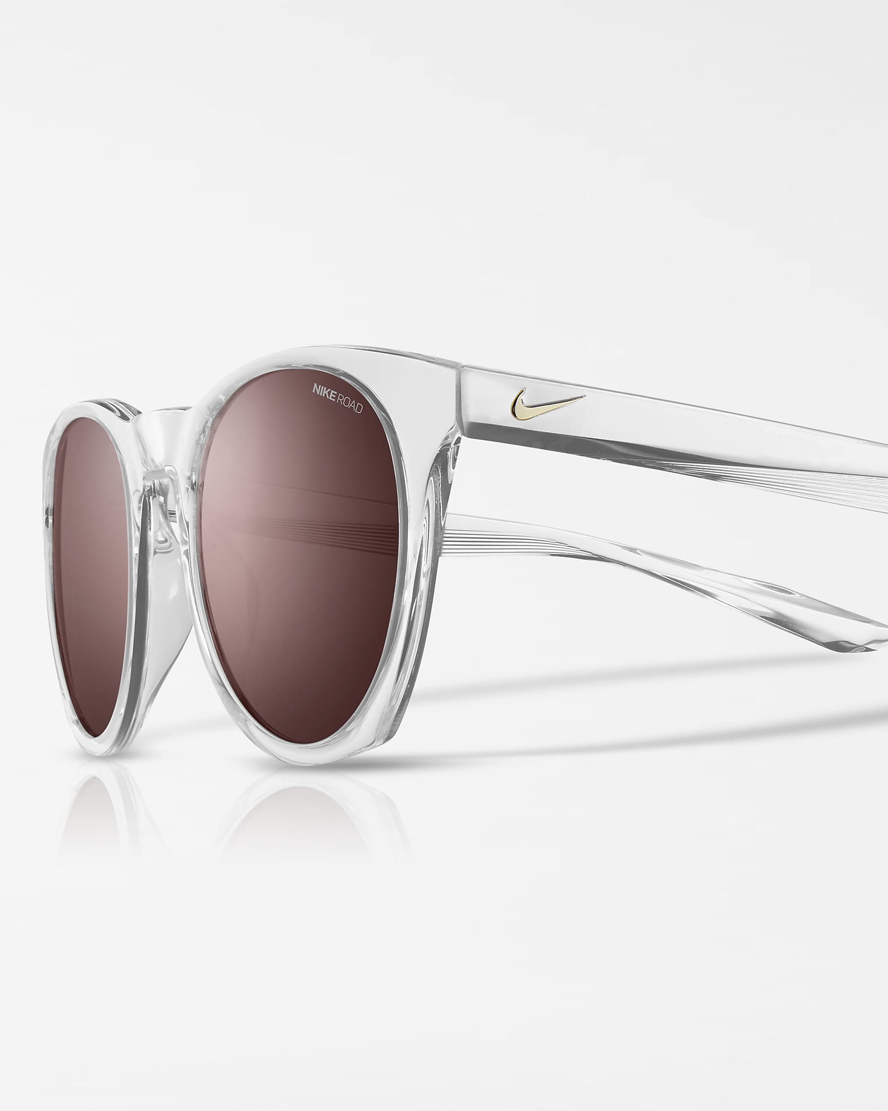 Nike Essential Horizon Road Tint Sunglasses - Clear/Gold