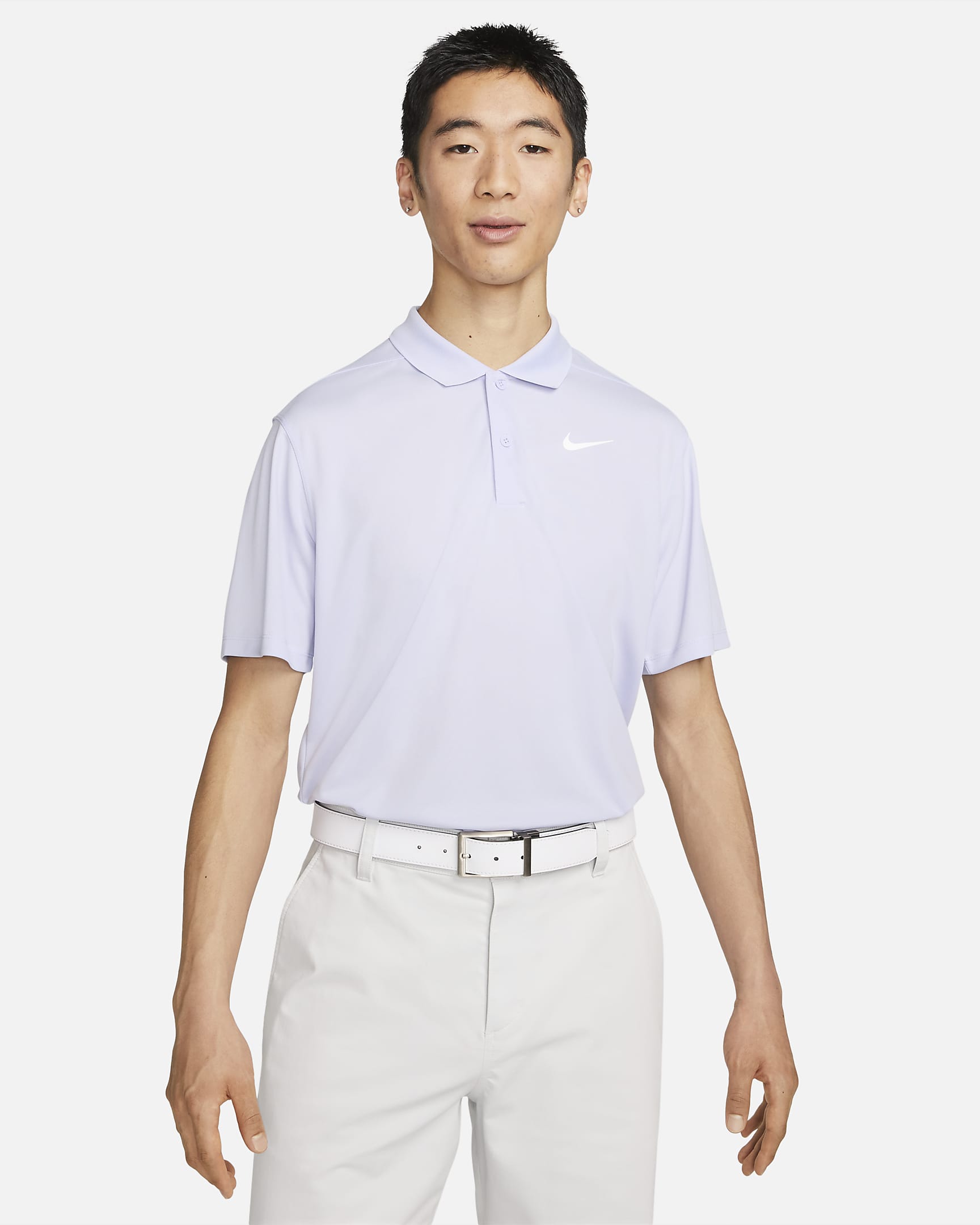 Nike Dri-FIT Victory Men's Golf Polo - Oxygen Purple/White