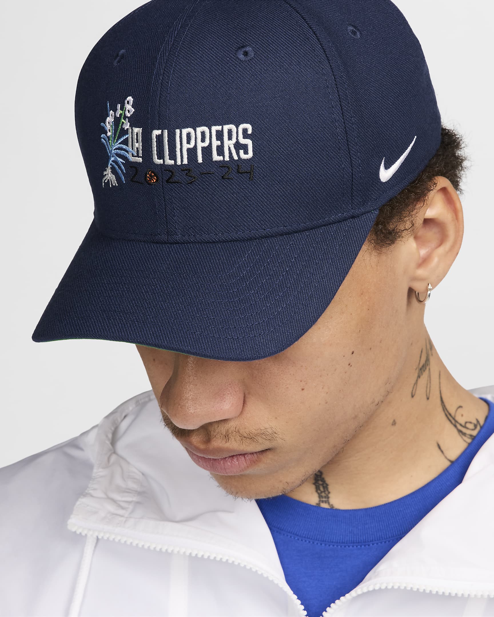 LA Clippers City Edition Nike NBA Swoosh Flex Cap - Navy