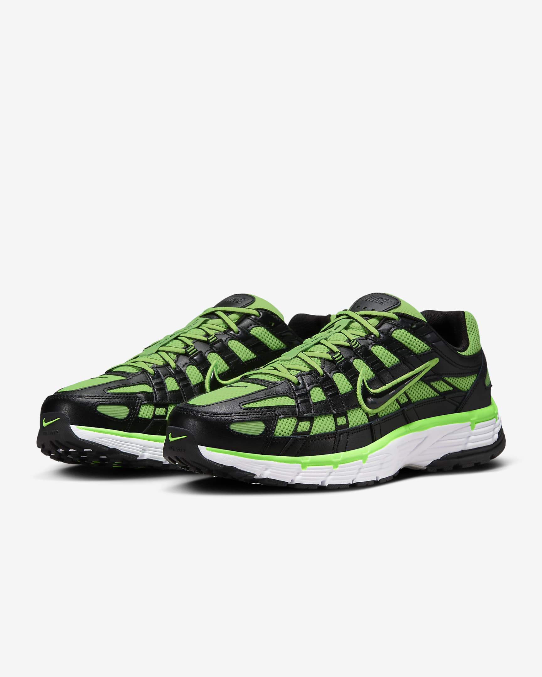 Nike P-6000 Shoes - Green Strike/White/Metallic Silver/Black