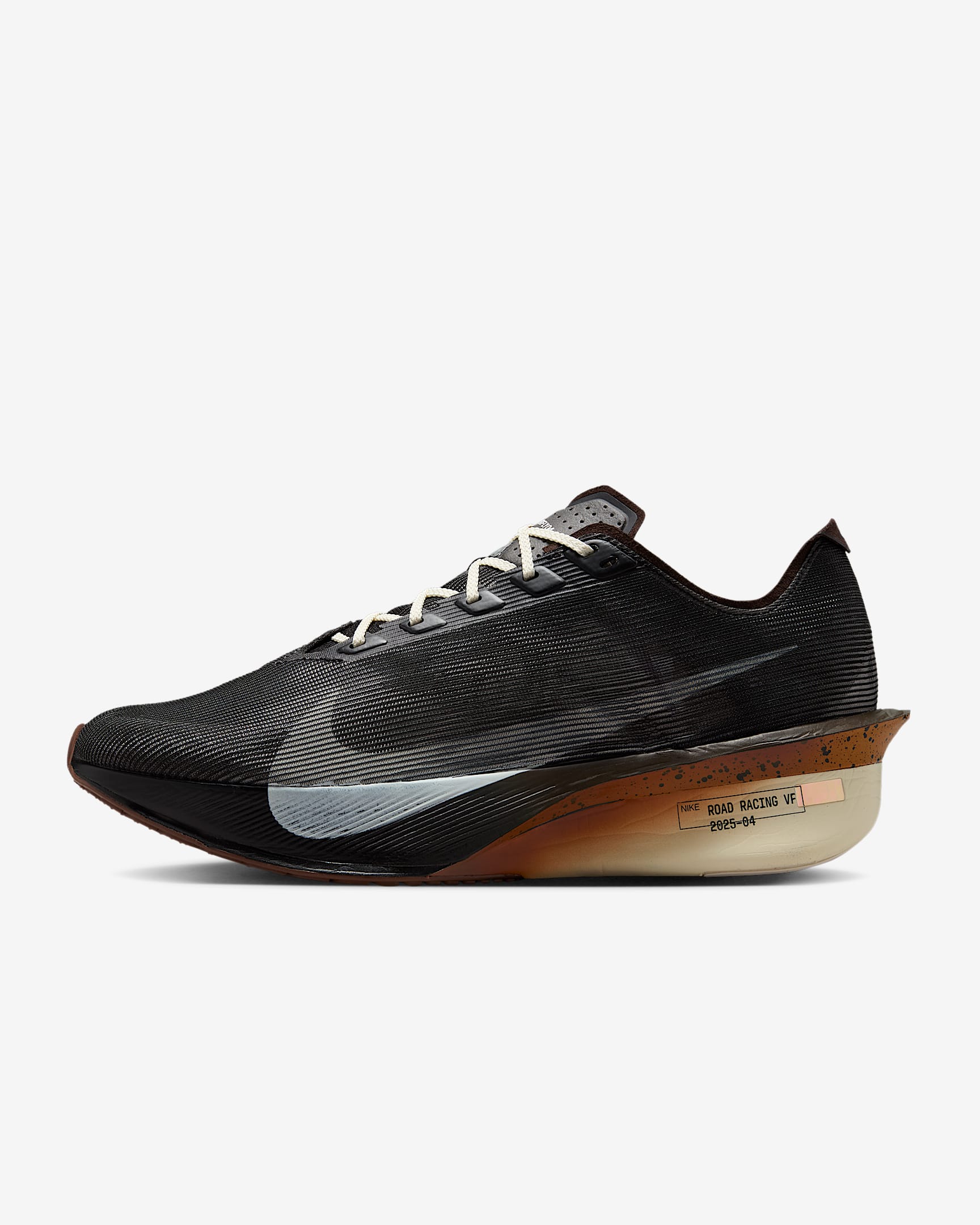 Nike Vaporfly 4 Men's Road Racing Shoes - Velvet Brown/Black/Desert Ochre/Soft Pearl