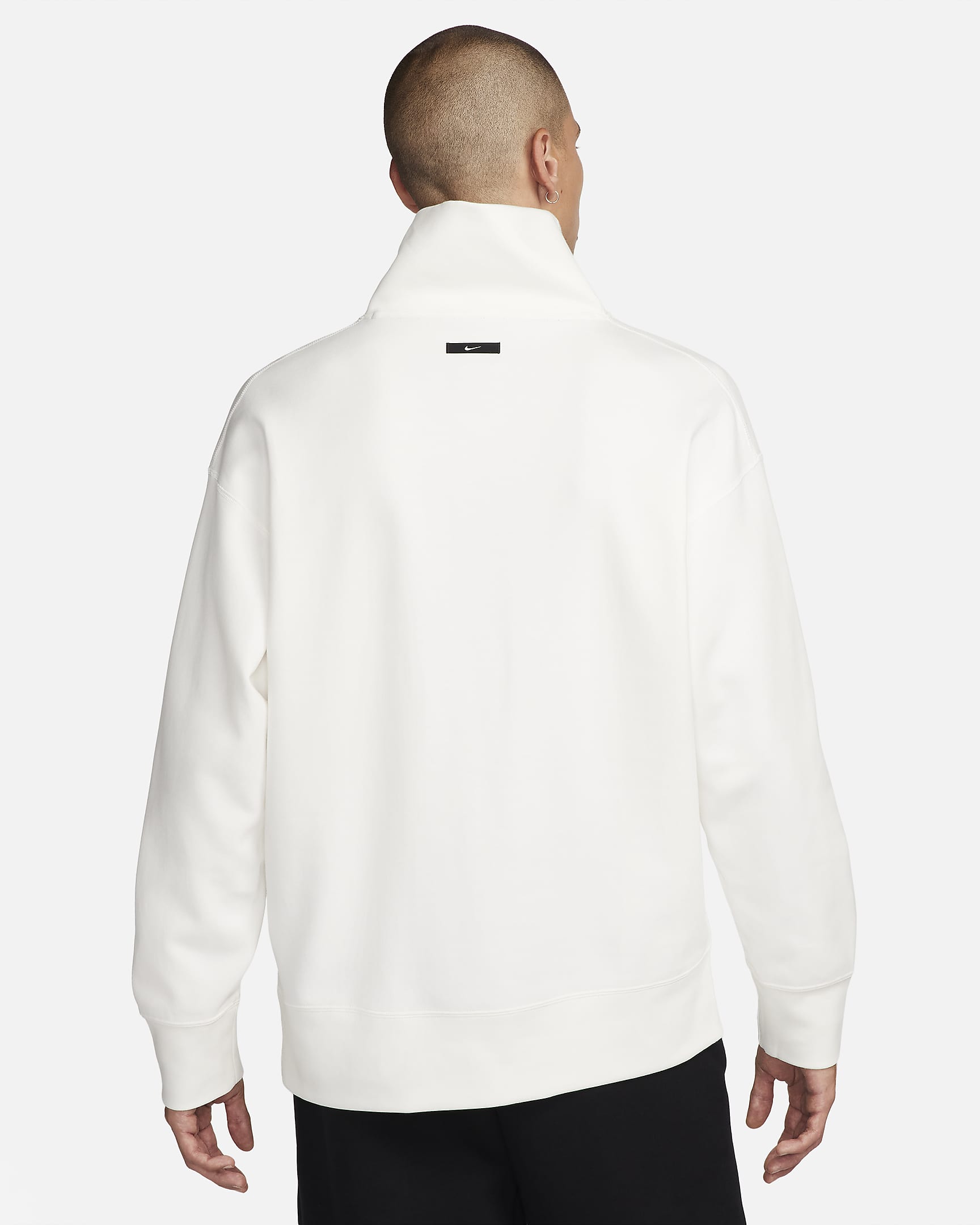 Nike Sportswear Tech Fleece Reimagined Men's Oversized Turtleneck Sweatshirt - Sail