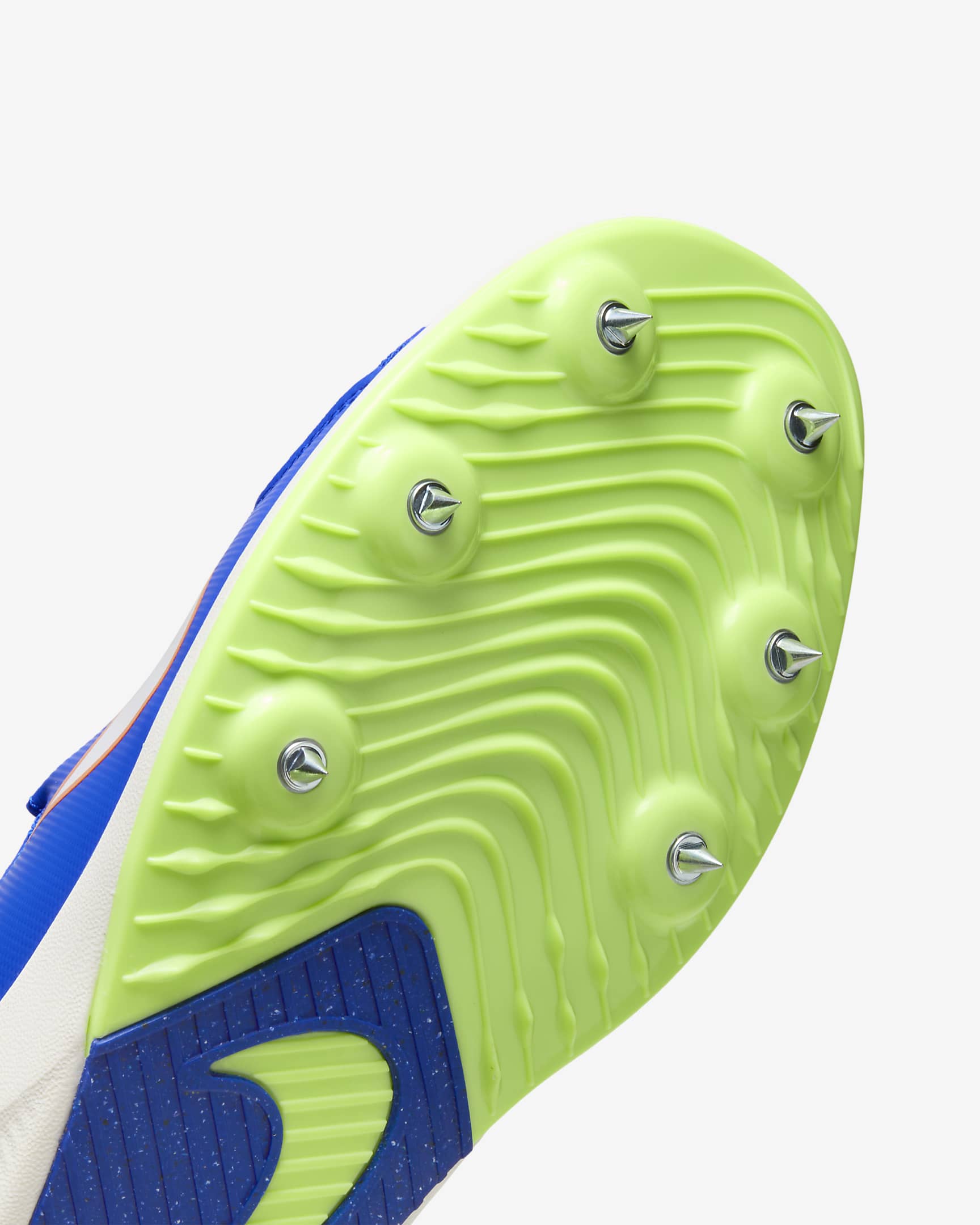 Chaussure de saut à pointes Nike Rival Jump - Racer Blue/Safety Orange/Lime Blast/Blanc