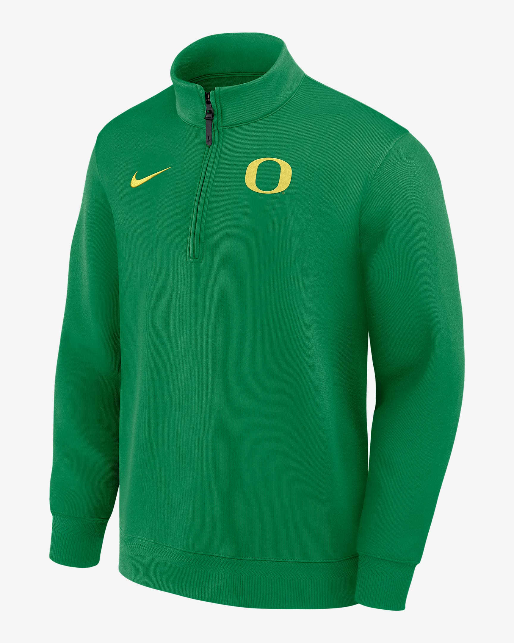 Oregon Coaches Men's Nike Dri-FIT College Long-Sleeve 1/2-Zip Top - Green