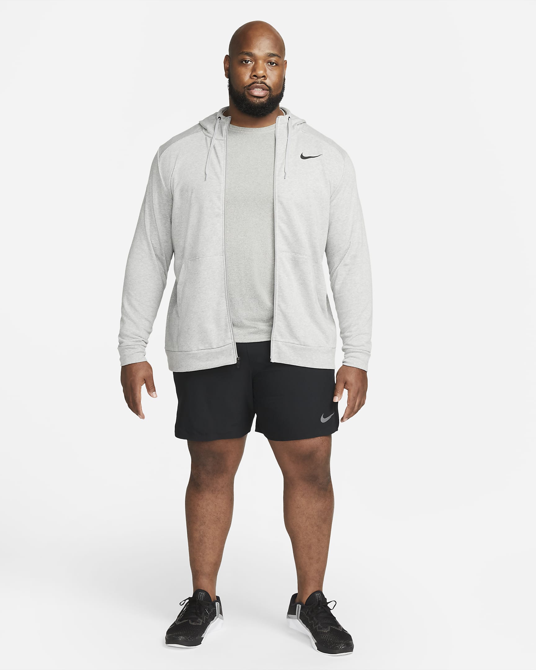 Nike Dry Men's Dri-FIT Hooded Fitness Full-Zip Hoodie. Nike CA
