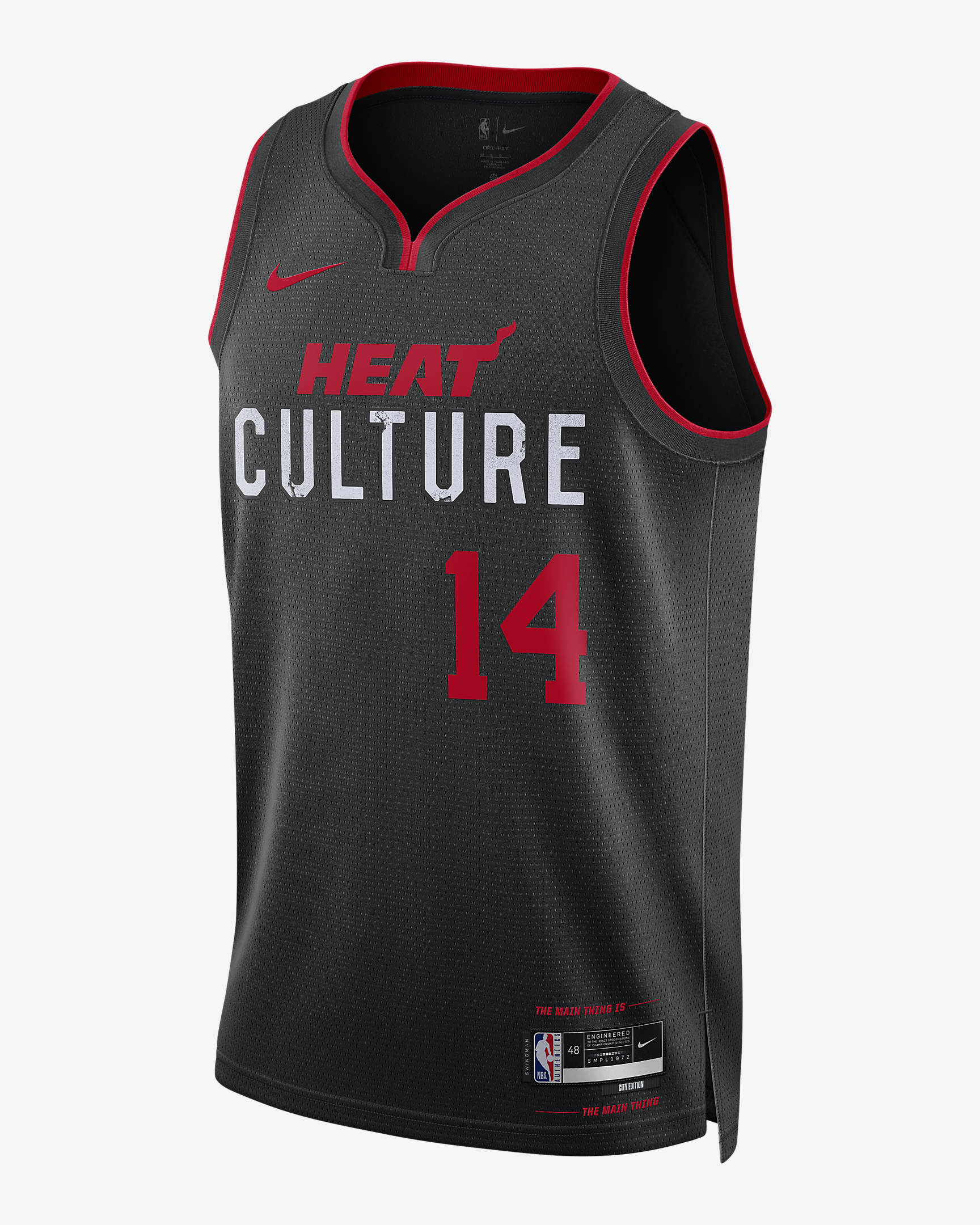 Tyler Herro Miami Heat City Edition 2023/24 Men's Nike Dri-FIT NBA Swingman Jersey - Black