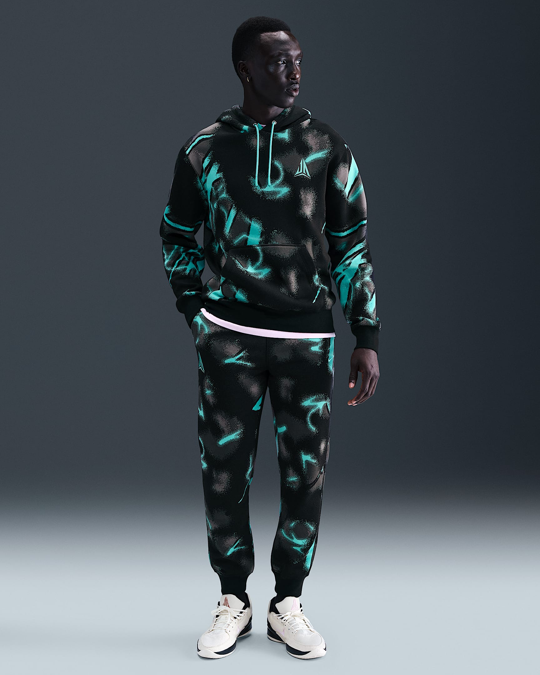 Ja Pantalons jogger de bàsquet Club Fleece - Home - Bleached Turquoise