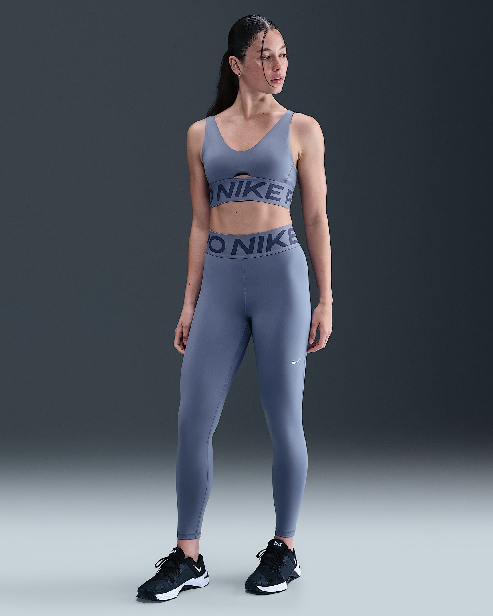 Nike Pro Sculpt Women's High-Waisted Full-Length Leggings - World Indigo/White