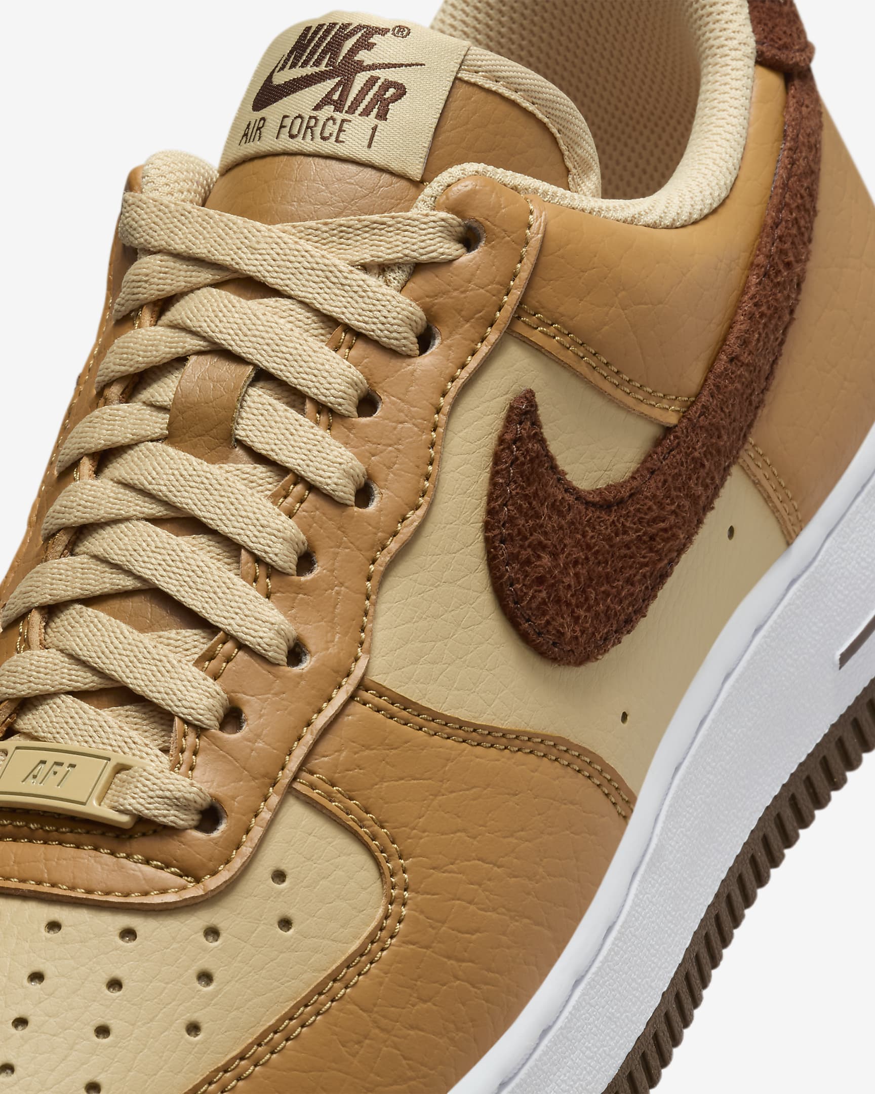 Γυναικεία παπούτσια Nike Air Force 1 '07 Next Nature - Flax/Sesame/Λευκό/Cacao Wow