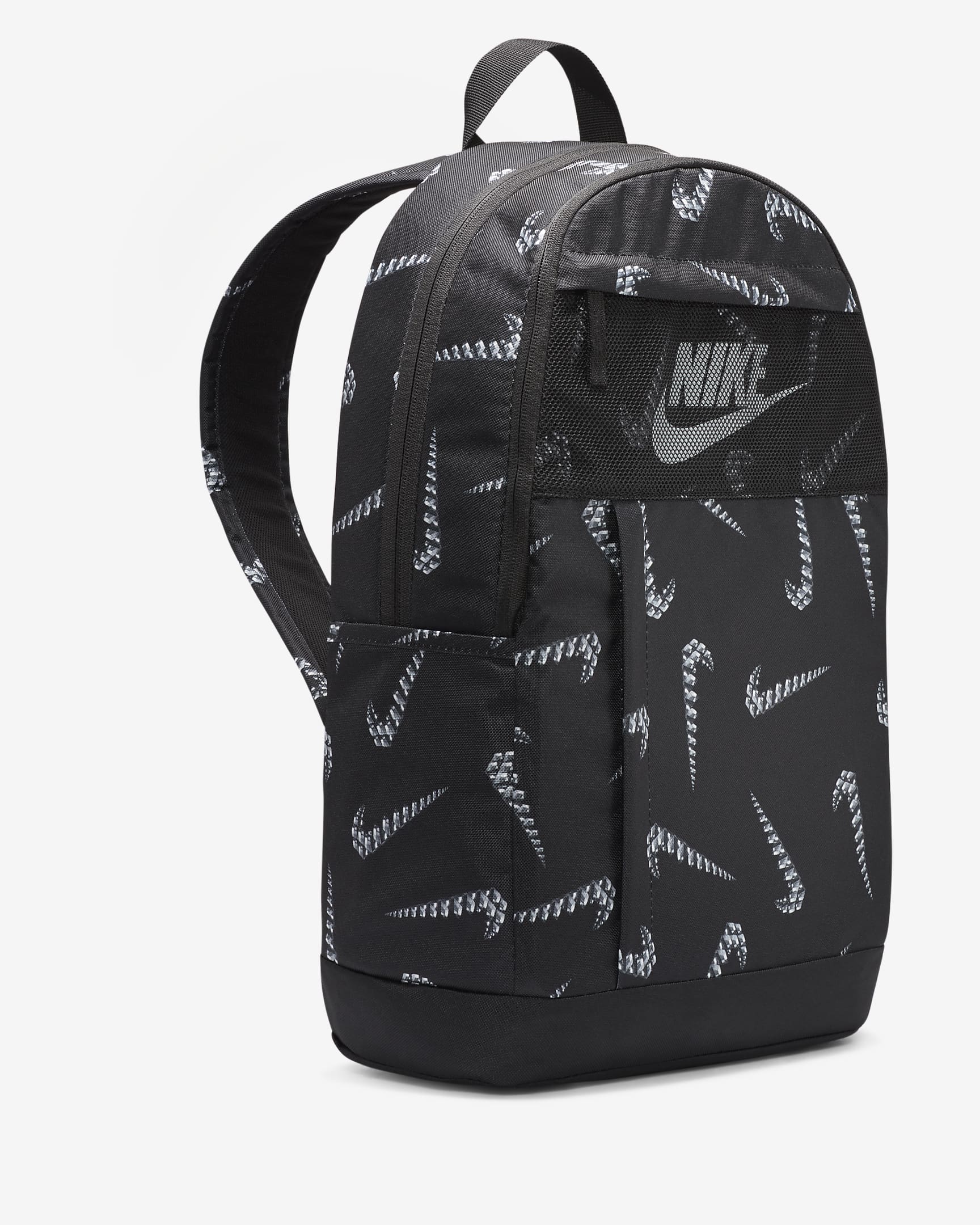 Nike Backpack (21L) - Black/Black/White