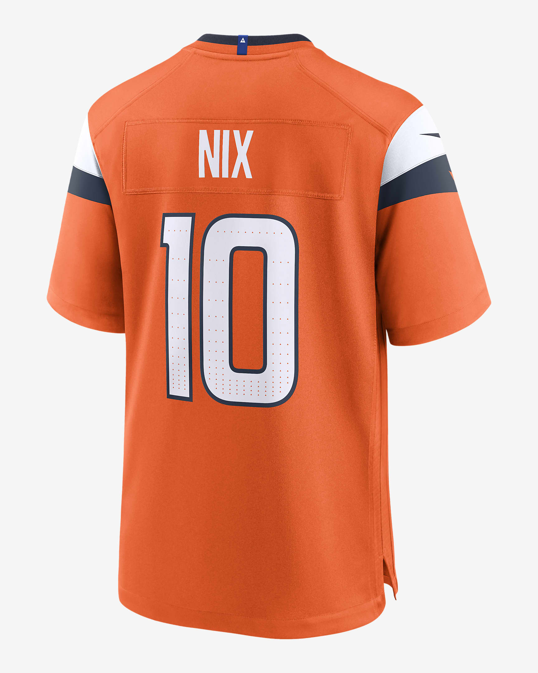 Bo Nix Denver Broncos Men's Nike NFL Game Football Jersey - Orange