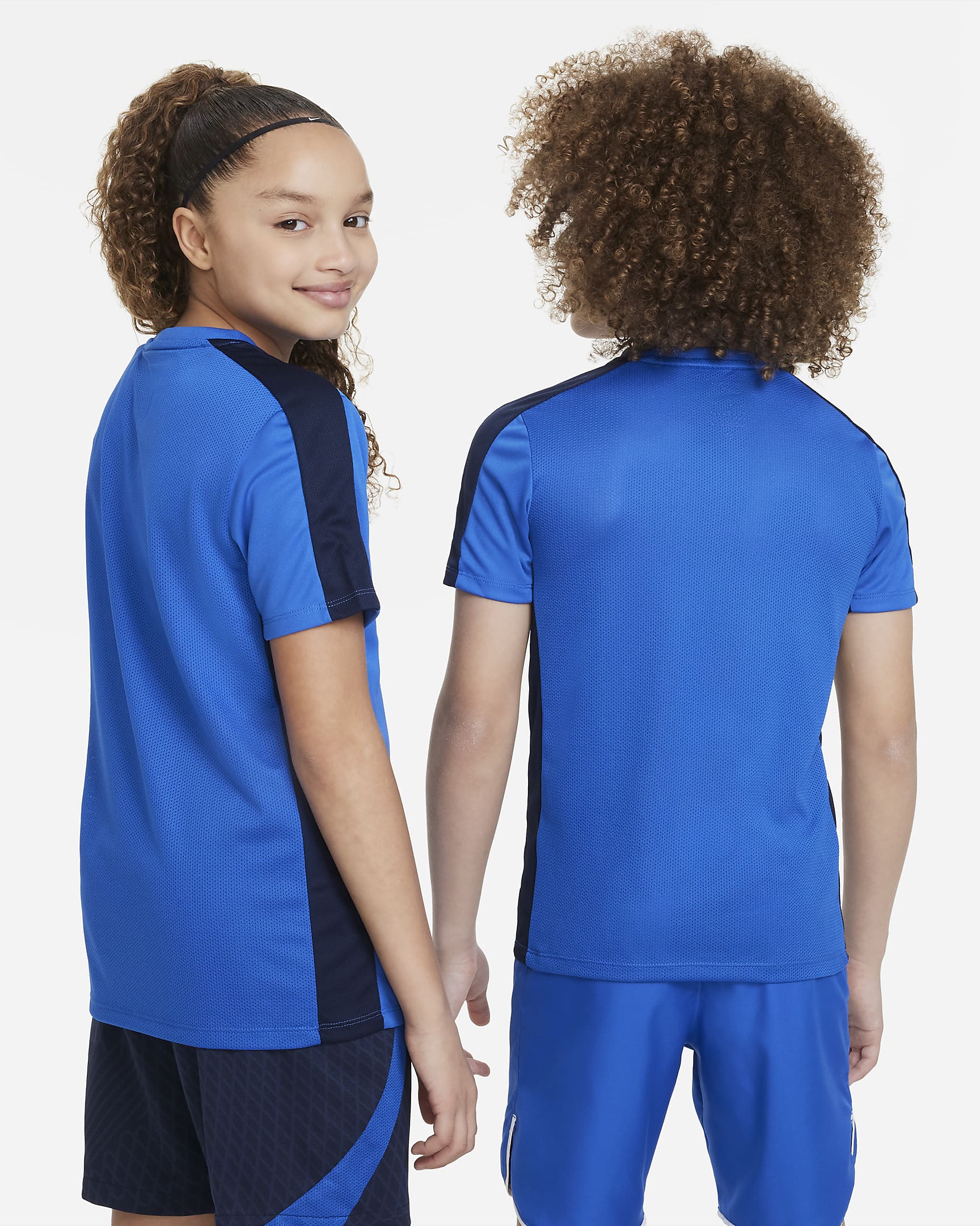 Nike Dri-FIT Academy23 Camiseta de fútbol - Niño/a - Royal Blue/Obsidian/Blanco