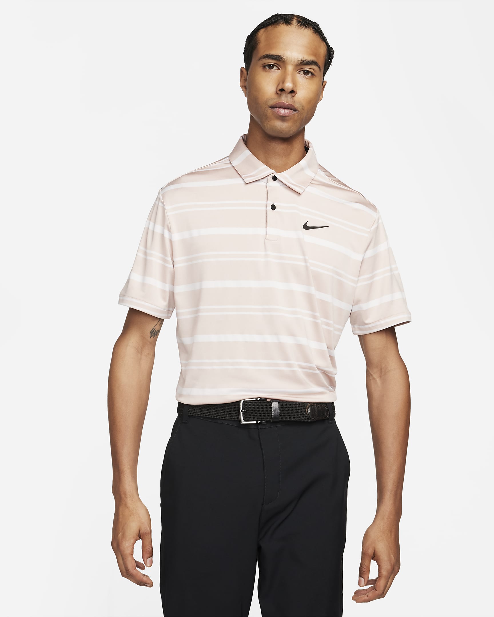 Nike Dri-FIT Tour Men's Striped Golf Polo. Nike.com