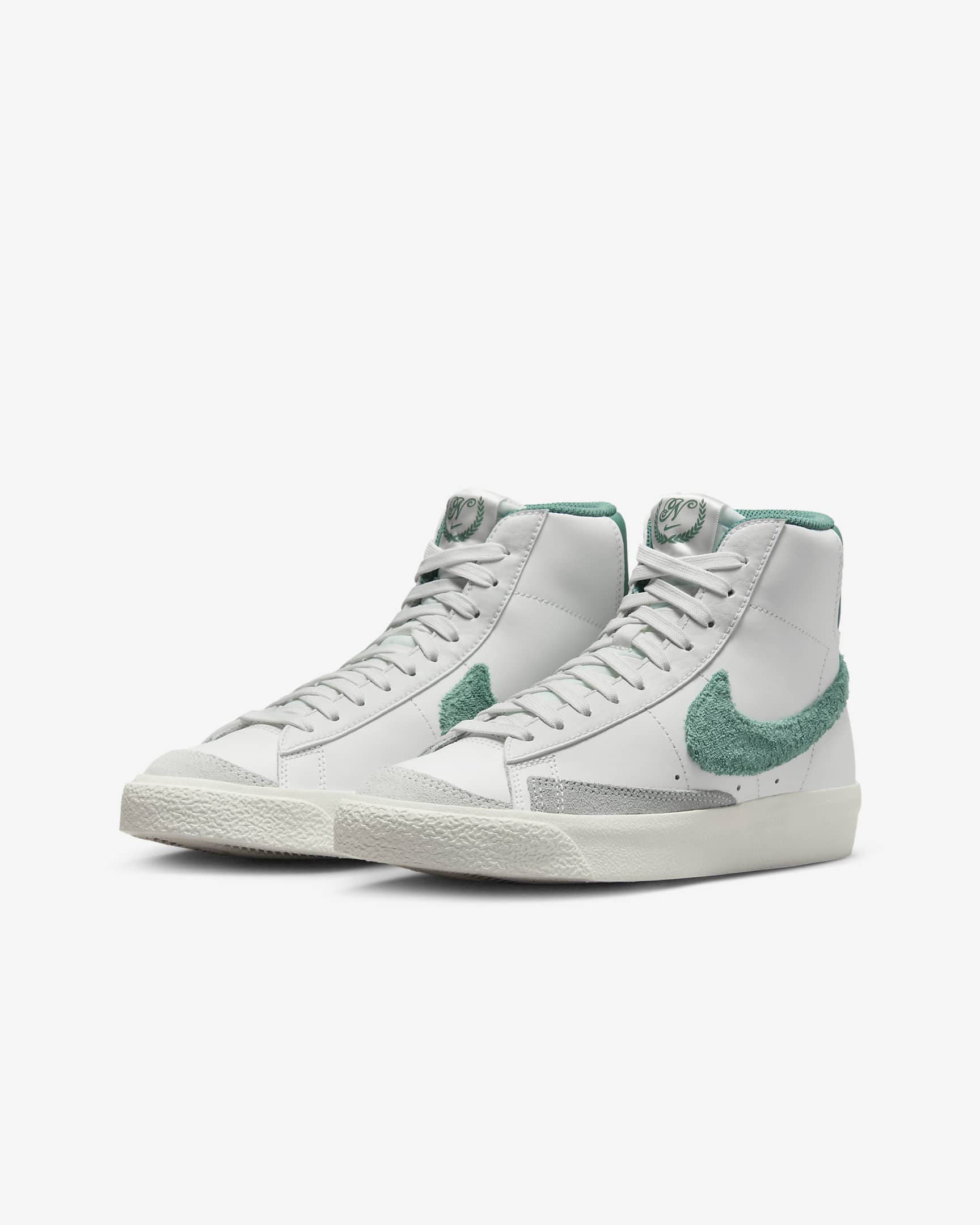 Sko Nike Blazer Mid '77 för ungdom - Summit White/Phantom/Light Pumice/Bicoastal