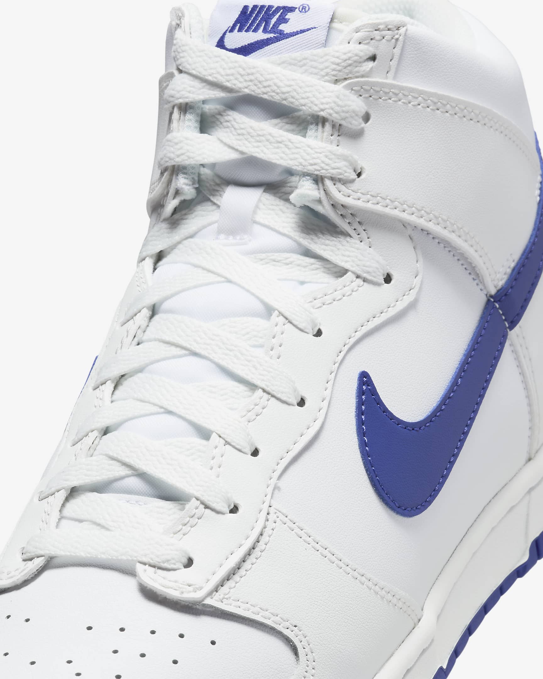 Nike Dunk Hi Retro Men's Shoes - White/Summit White/Concord