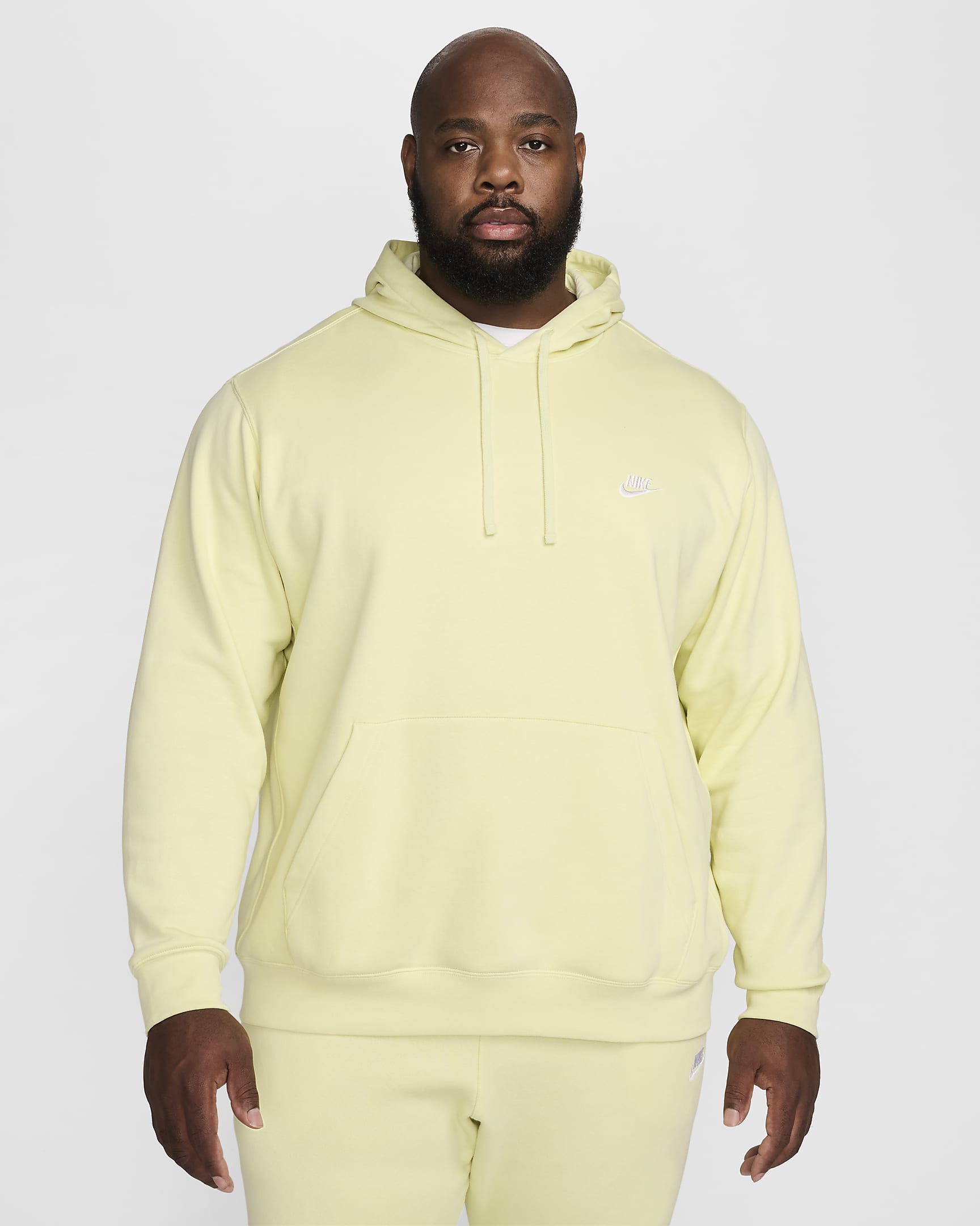 Nike Sportswear Club Fleece Hoodie - Life Lime/Life Lime/Weiß