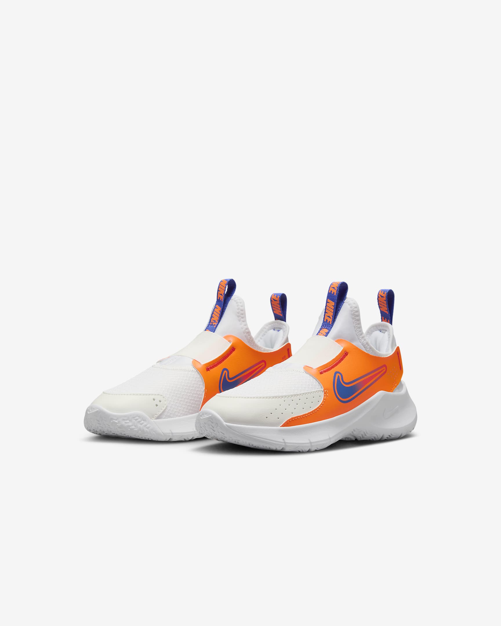 Nike Flex Runner 3 Younger Kids' Shoes - White/Total Orange/Team Orange/Astronomy Blue