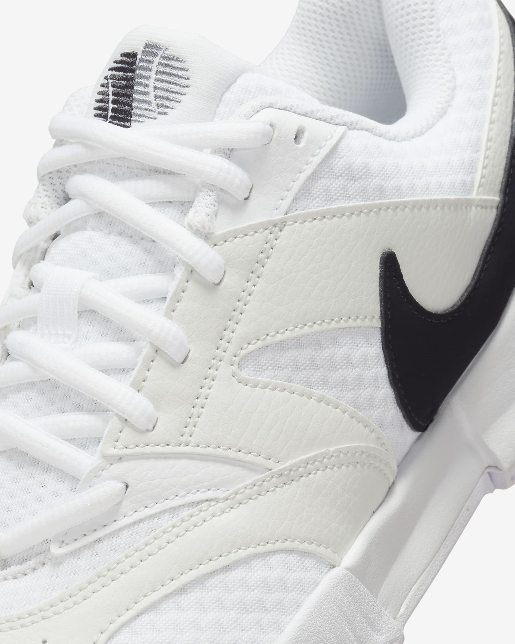 NikeCourt Lite 4 Damen-Tennisschuh - Weiß/Summit White/Schwarz