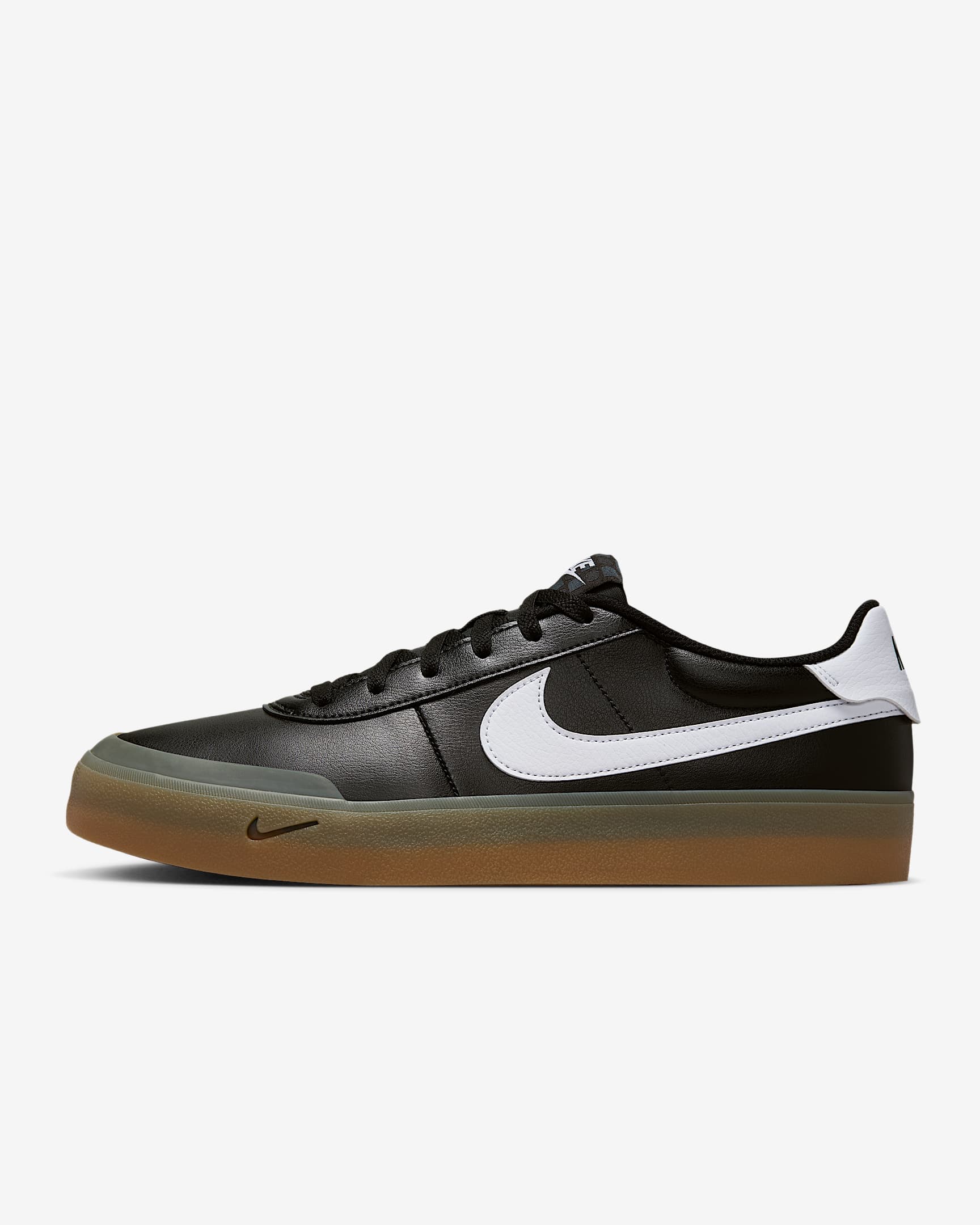 Nike Court Shot Men's Shoes - Black/Gum Light Brown/White