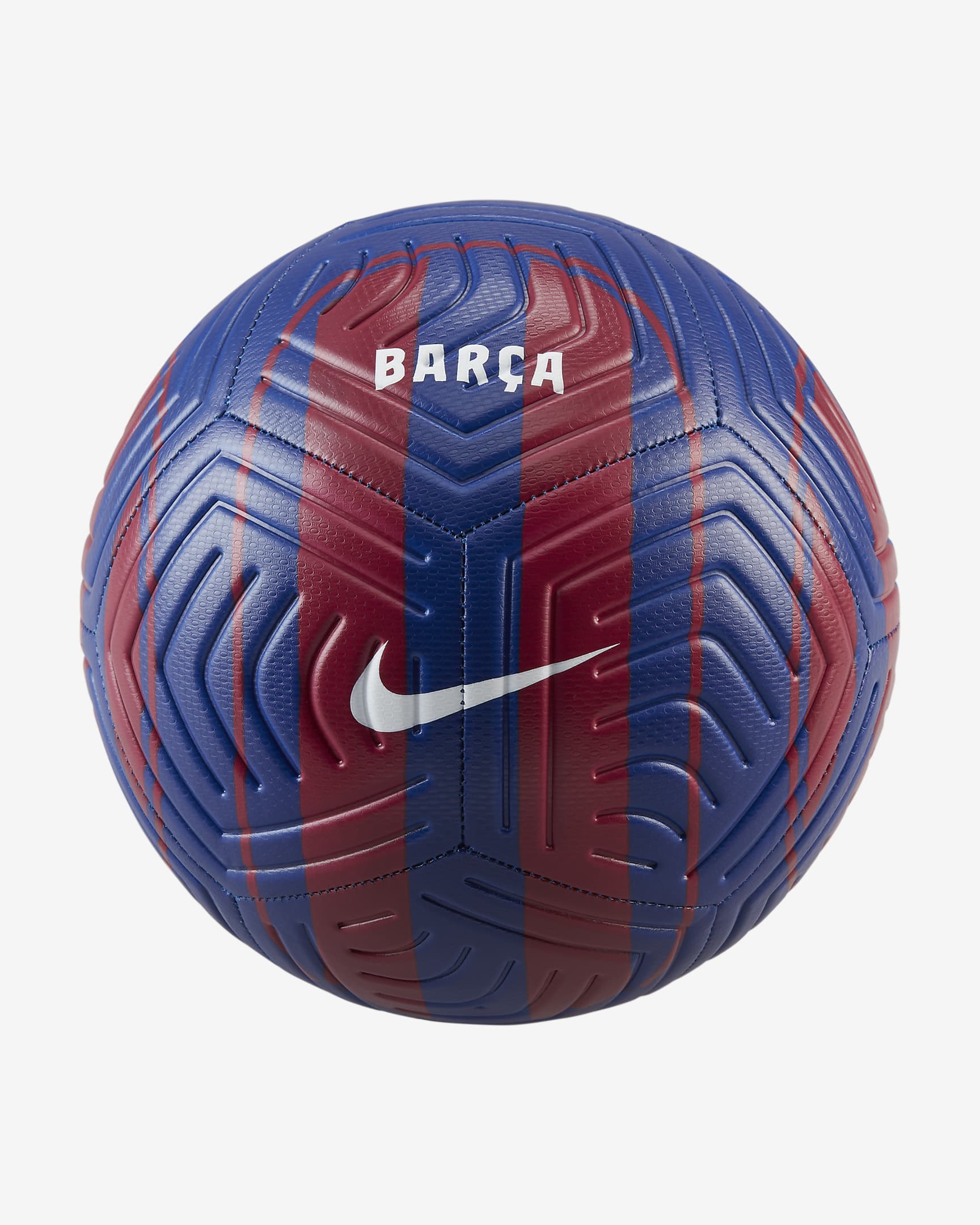 Balón de fútbol FC Barcelona Strike - Azul royal intenso/Rojo noble/Blanco