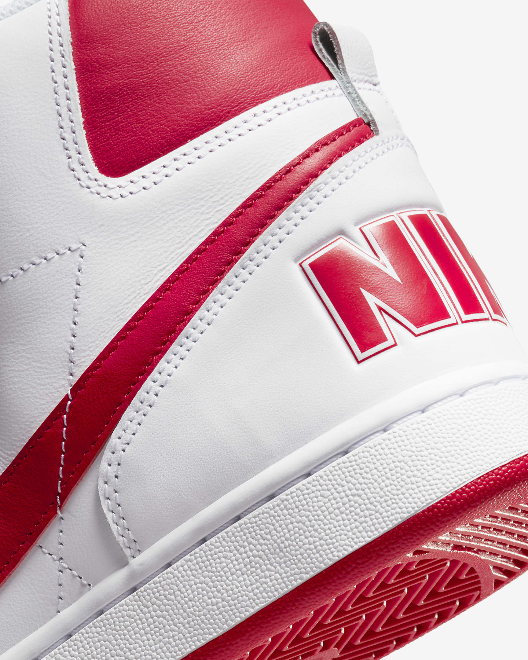 Nike Terminator High Men's Shoes - White/University Red