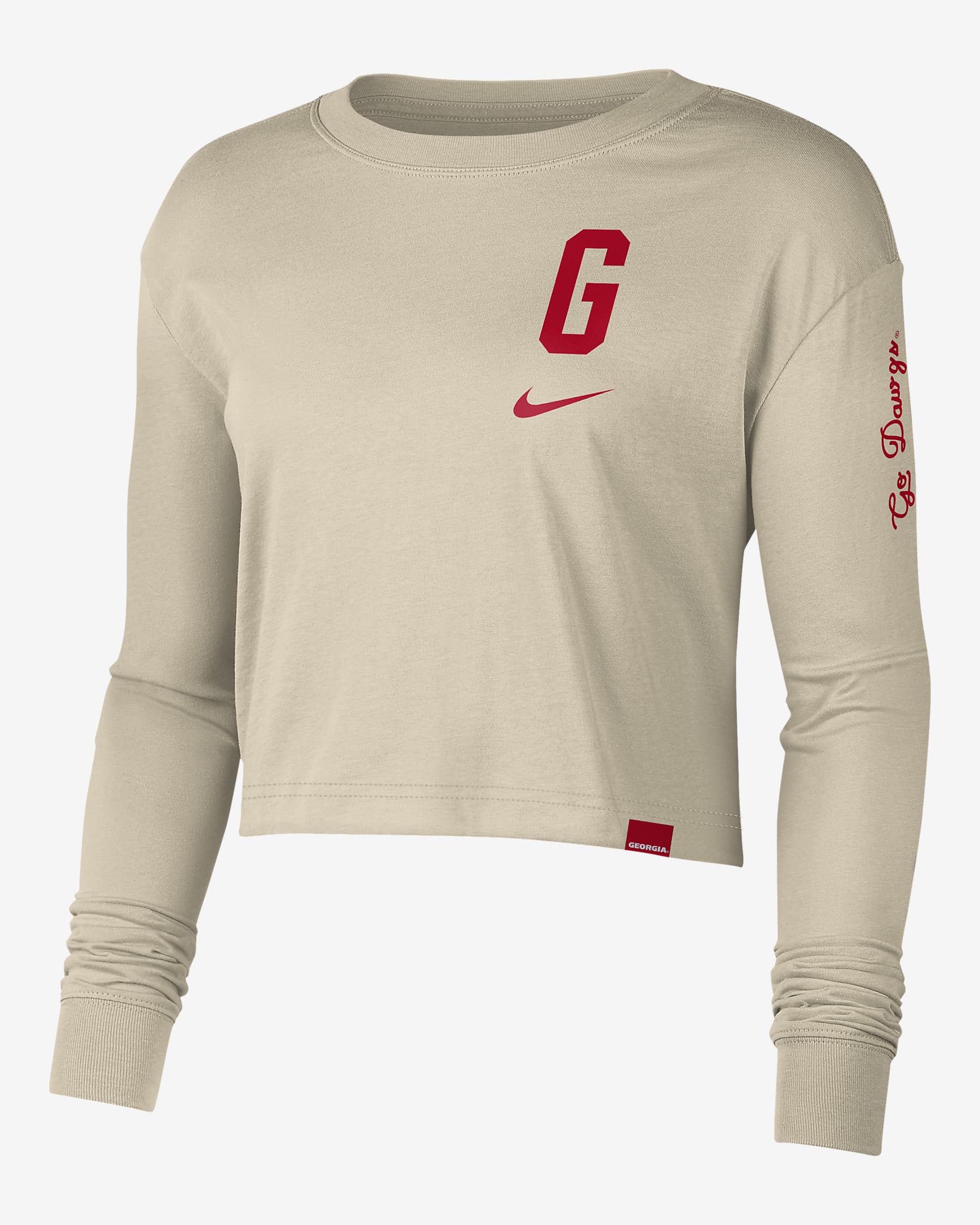 Georgia Women's Nike College Crew-Neck Long-Sleeve T-Shirt. Nike.com