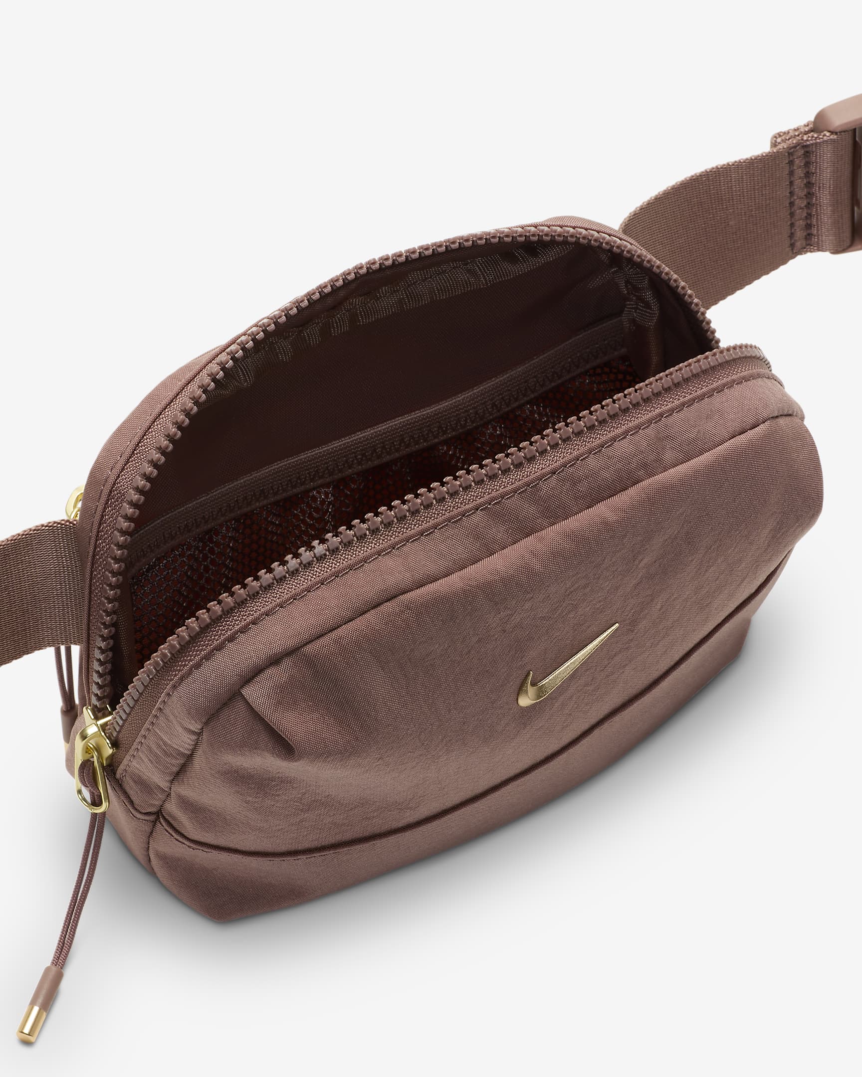 Nike Aura Crossbody-Tasche (2 l) - Smokey Mauve/Smokey Mauve/Flat Gold Star