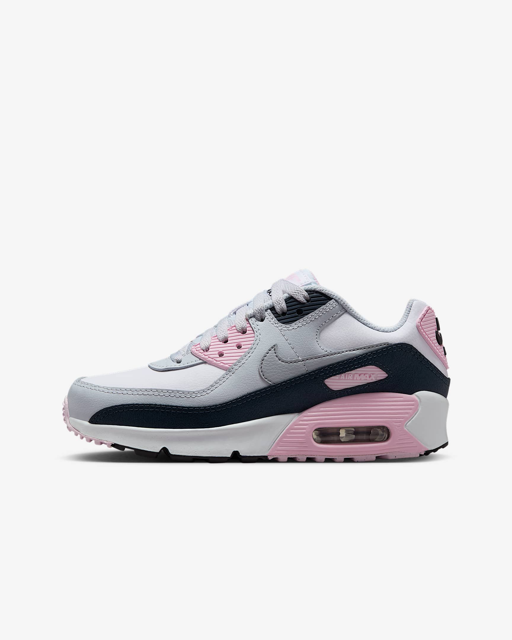 Scarpa Nike Air Max 90 LTR – Ragazzo/a - Bianco/Pink Foam/Armory Navy/Wolf Grey