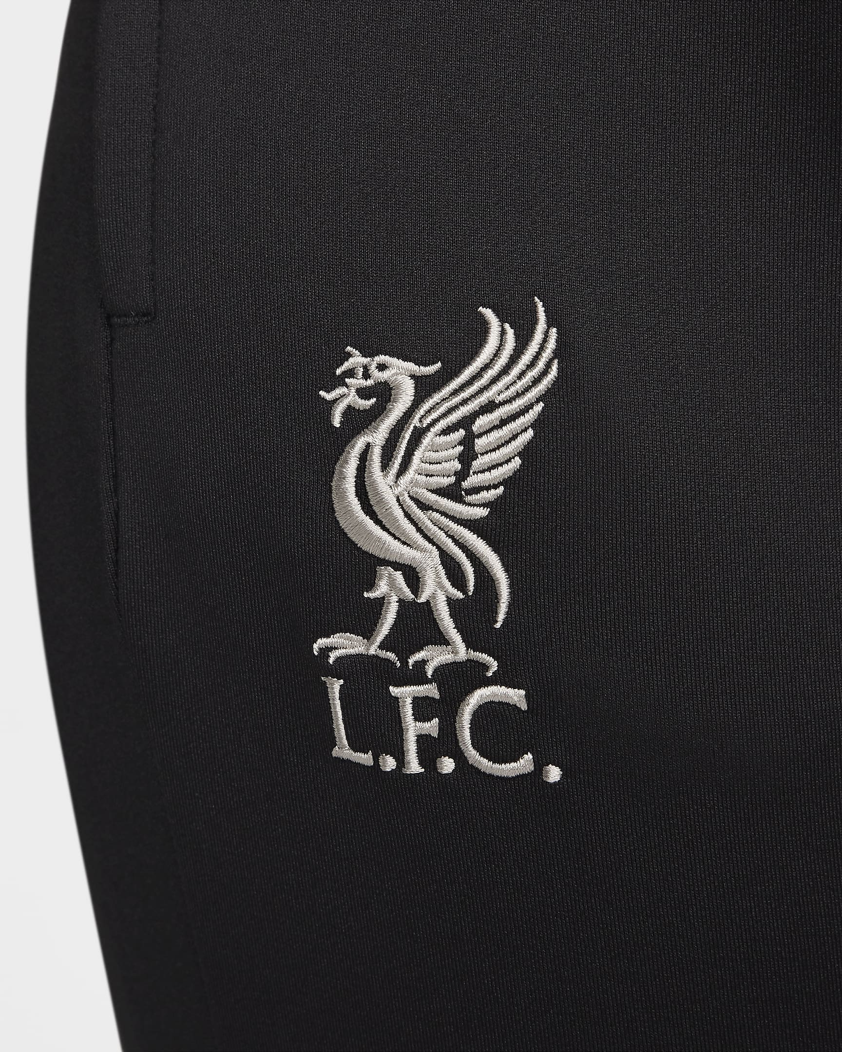 FC Liverpool Strike Nike Dri-FIT Strick-Fußballhose (Damen) - Schwarz/Gym Red/Light Orewood Brown