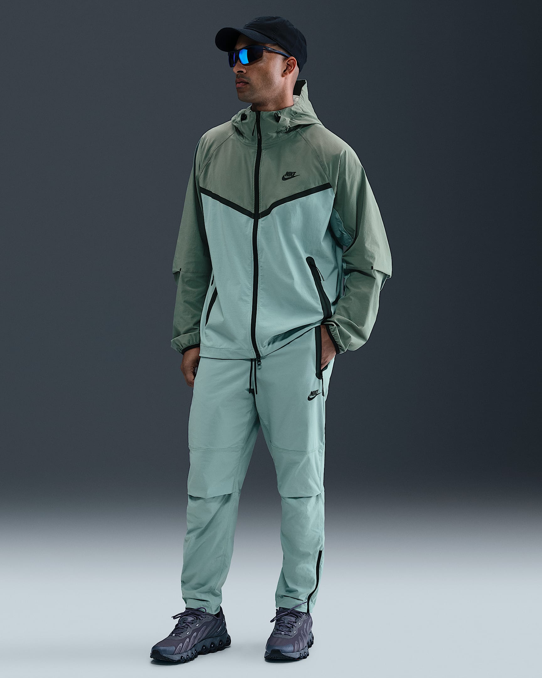 Pantalon tissé Nike Tech pour homme - Cannon/Noir