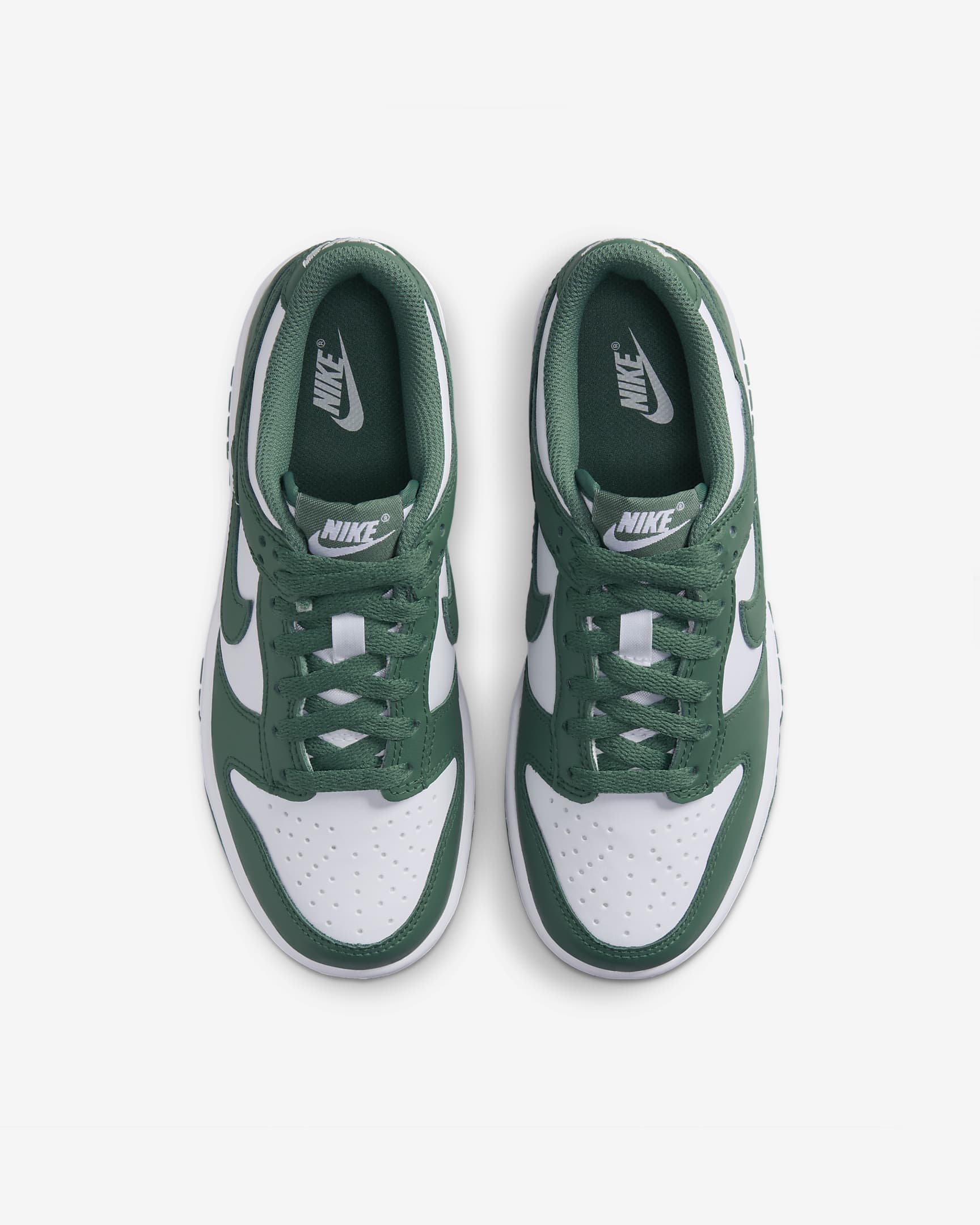 Nike Dunk Low Big Kids' Shoes - White/Bicoastal