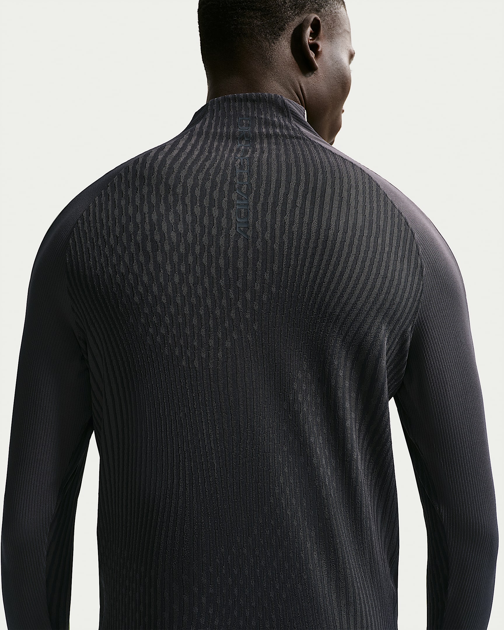 Nike Strike Elite Men's Dri-FIT ADV Football Drill Top - Dark Smoke Grey/Black/Barely Volt/Barely Volt
