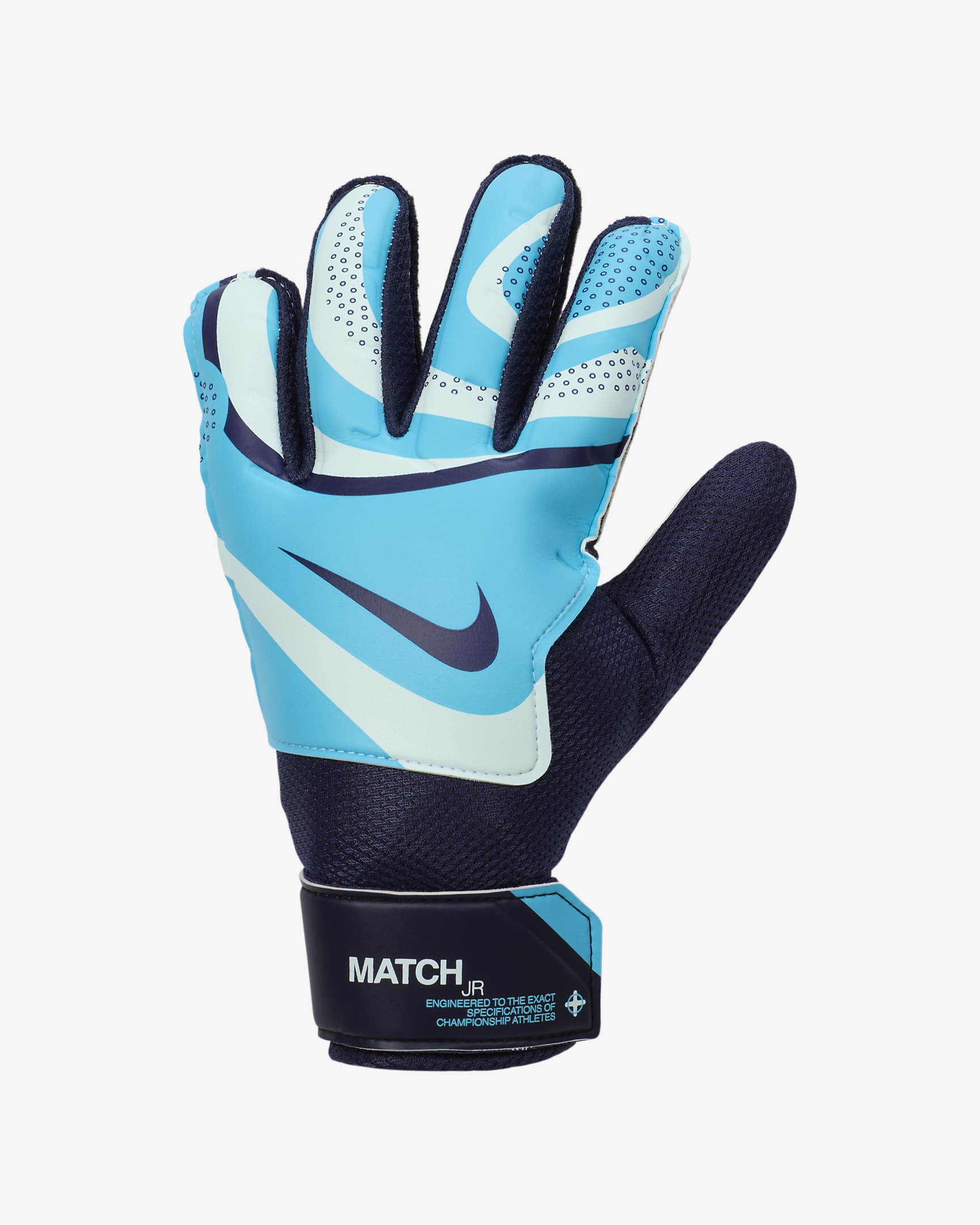 Nike Match Jr. Guantes de portero - Blue Fury/Glacier Blue/Blackened Blue