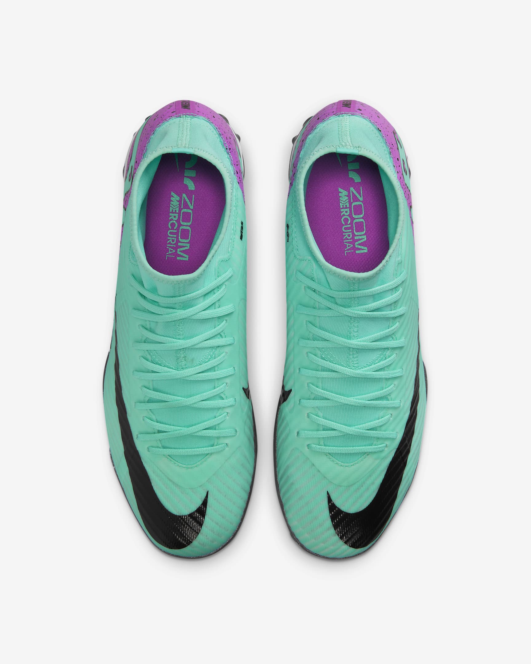 Nike Mercurial Superfly 9 Academy Turf HighTop Football Shoes. Nike SI