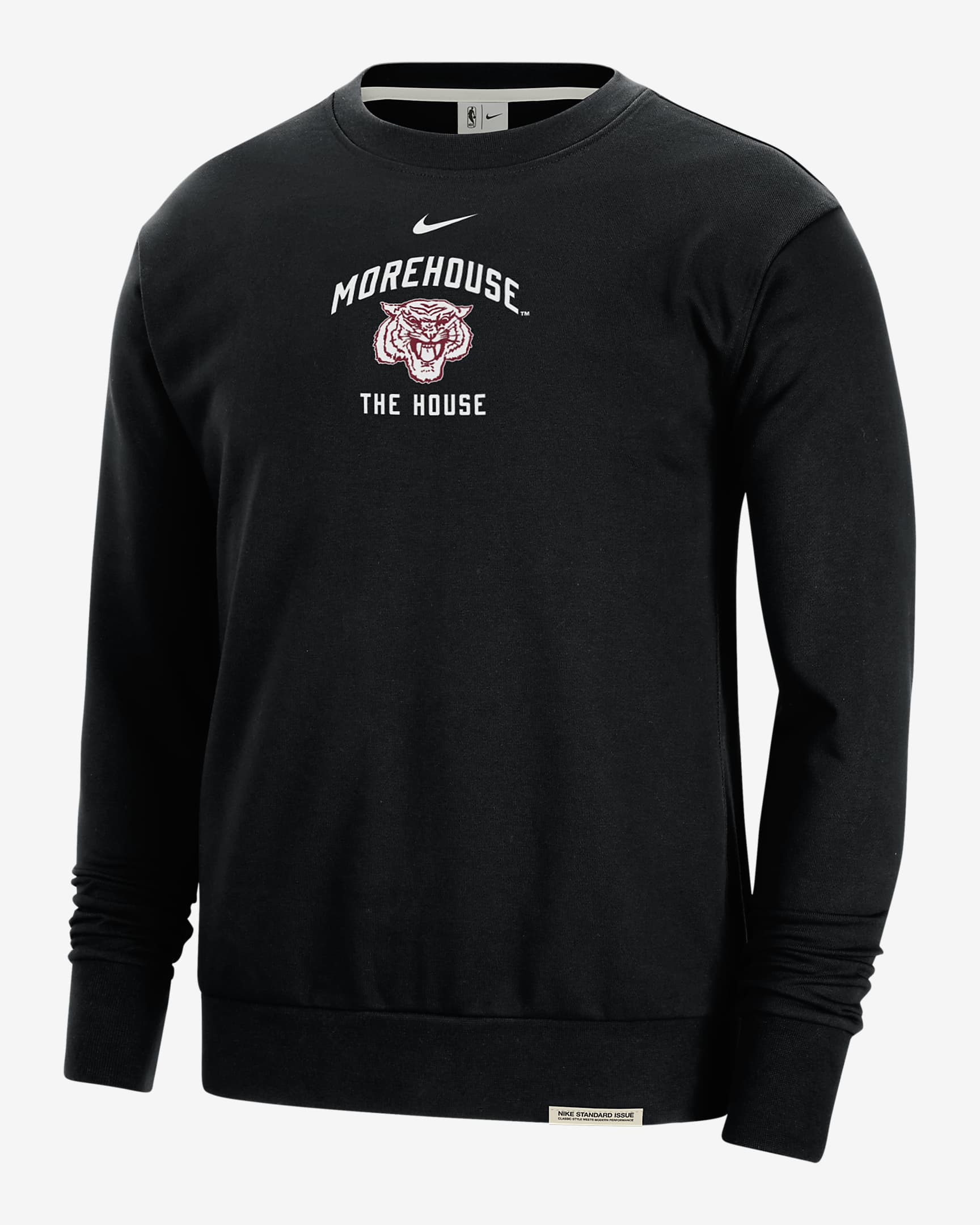 Morehouse Standard Issue Men's Nike College Fleece Crew-Neck Sweatshirt ...