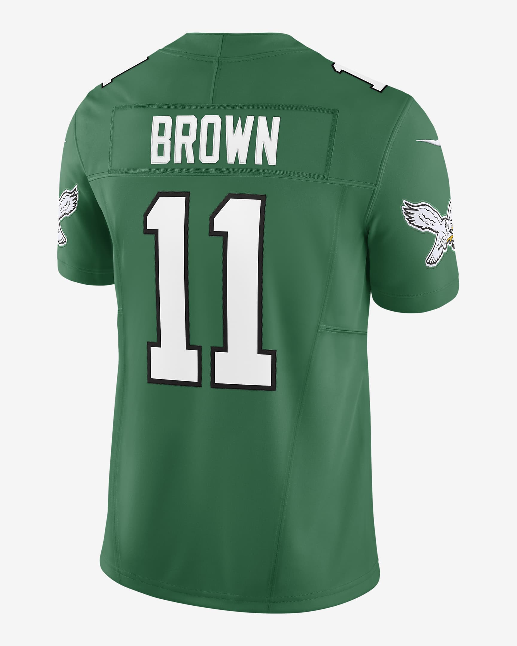 A.J. Brown Philadelphia Eagles Men's Nike Dri-FIT NFL Limited Football Jersey - Kelly Green