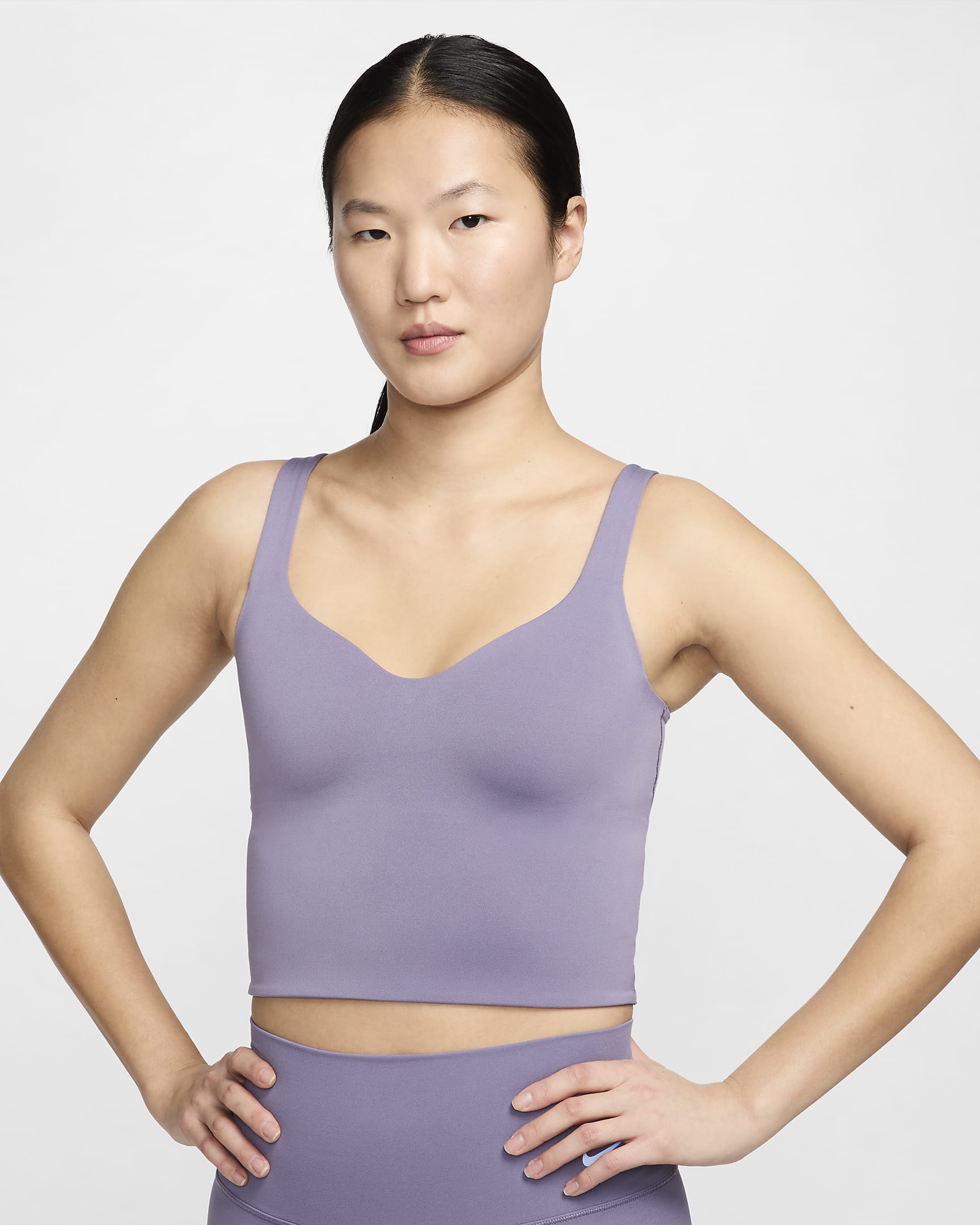 Nike Alate 女款輕度支撐型襯墊運動內衣式背心上衣 - Daybreak/白色