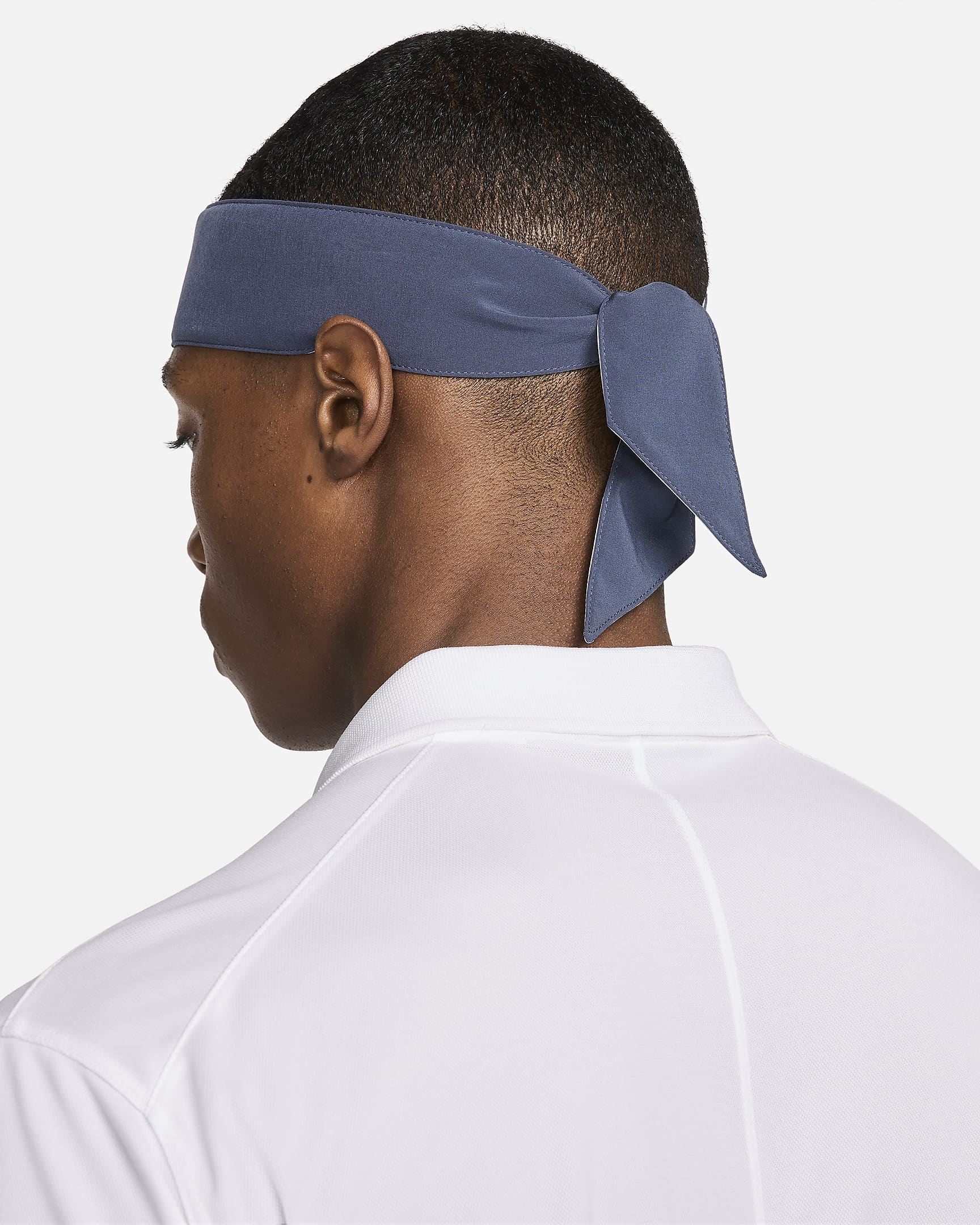 Bandeau de tennis NikeCourt - Thunder Blue/Blanc