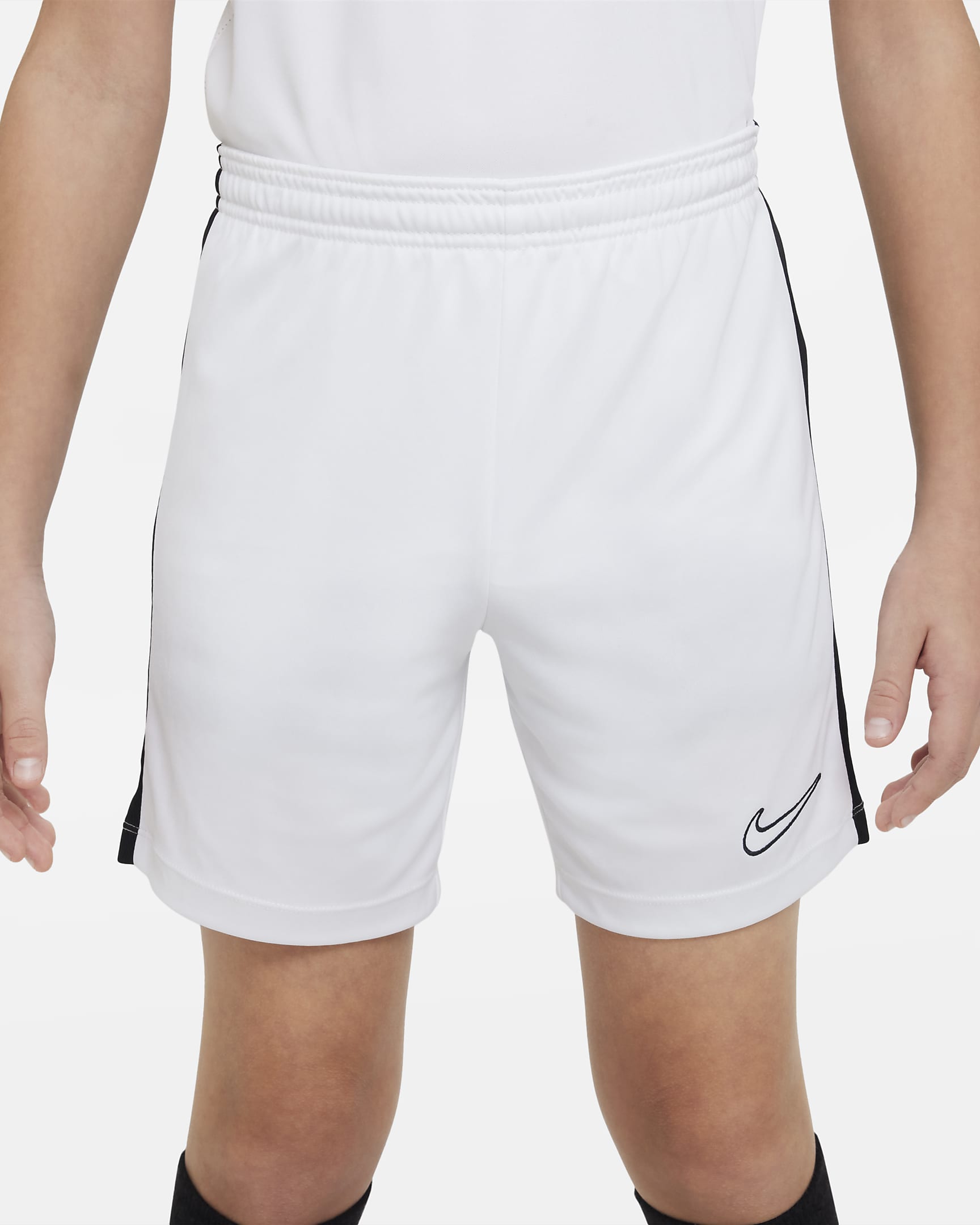 Nike Dri-FIT Academy23 Fußballshorts für Kinder - Weiß/Schwarz/Schwarz