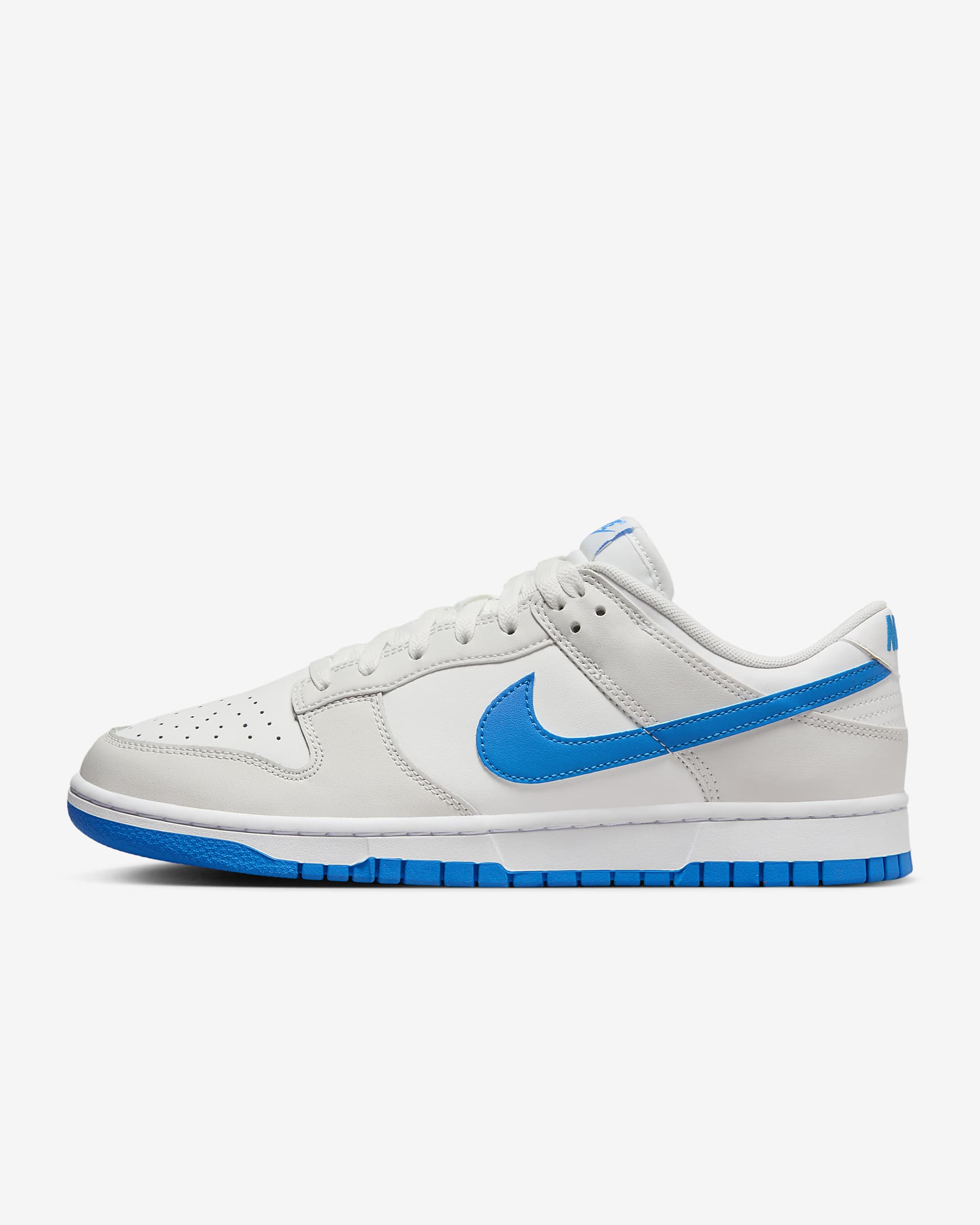 Nike Dunk Low Retro Men's Shoes - Summit White/Platinum Tint/White/Photo Blue