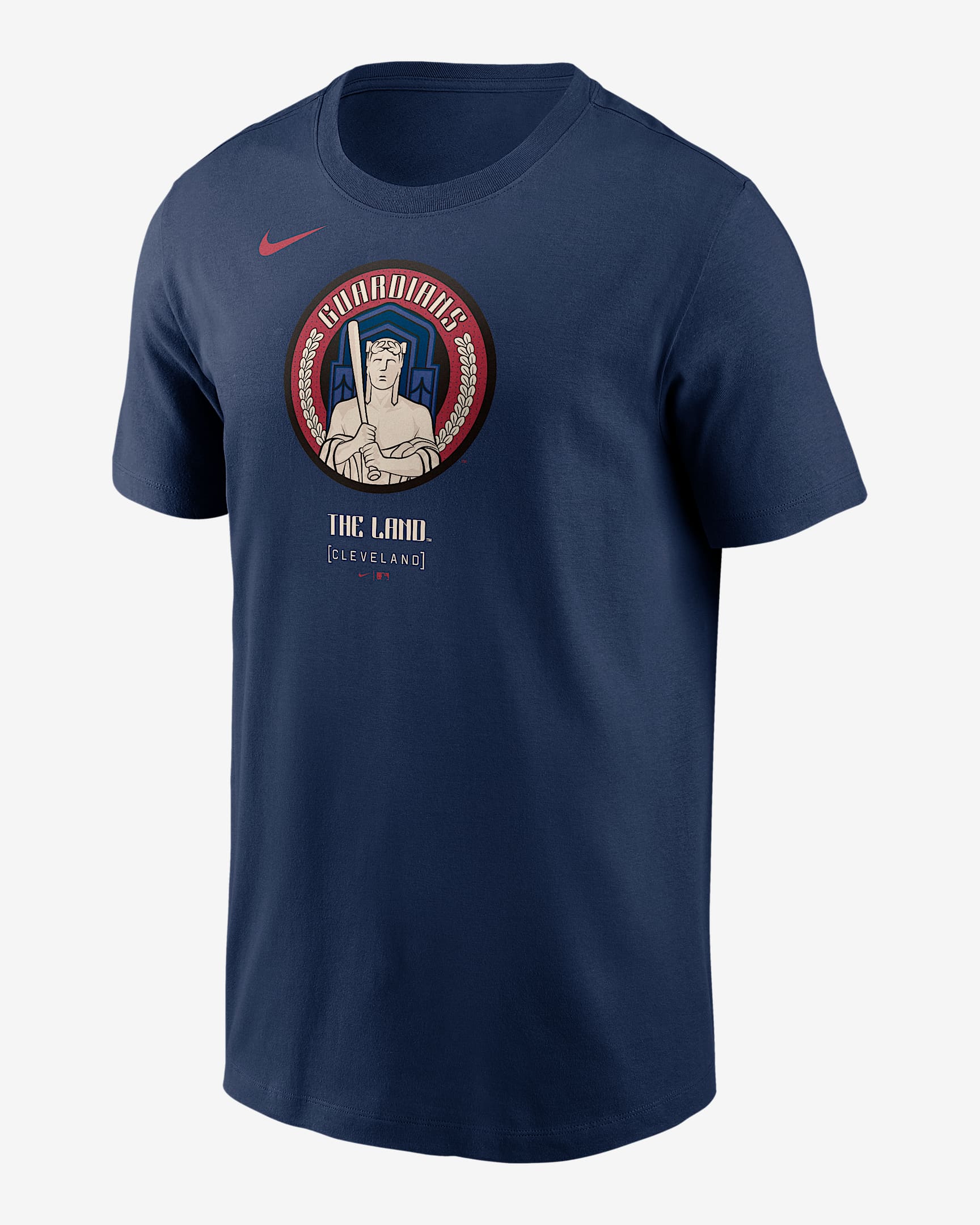Cleveland Guardians City Connect Large Logo Men's Nike MLB T-Shirt - Navy