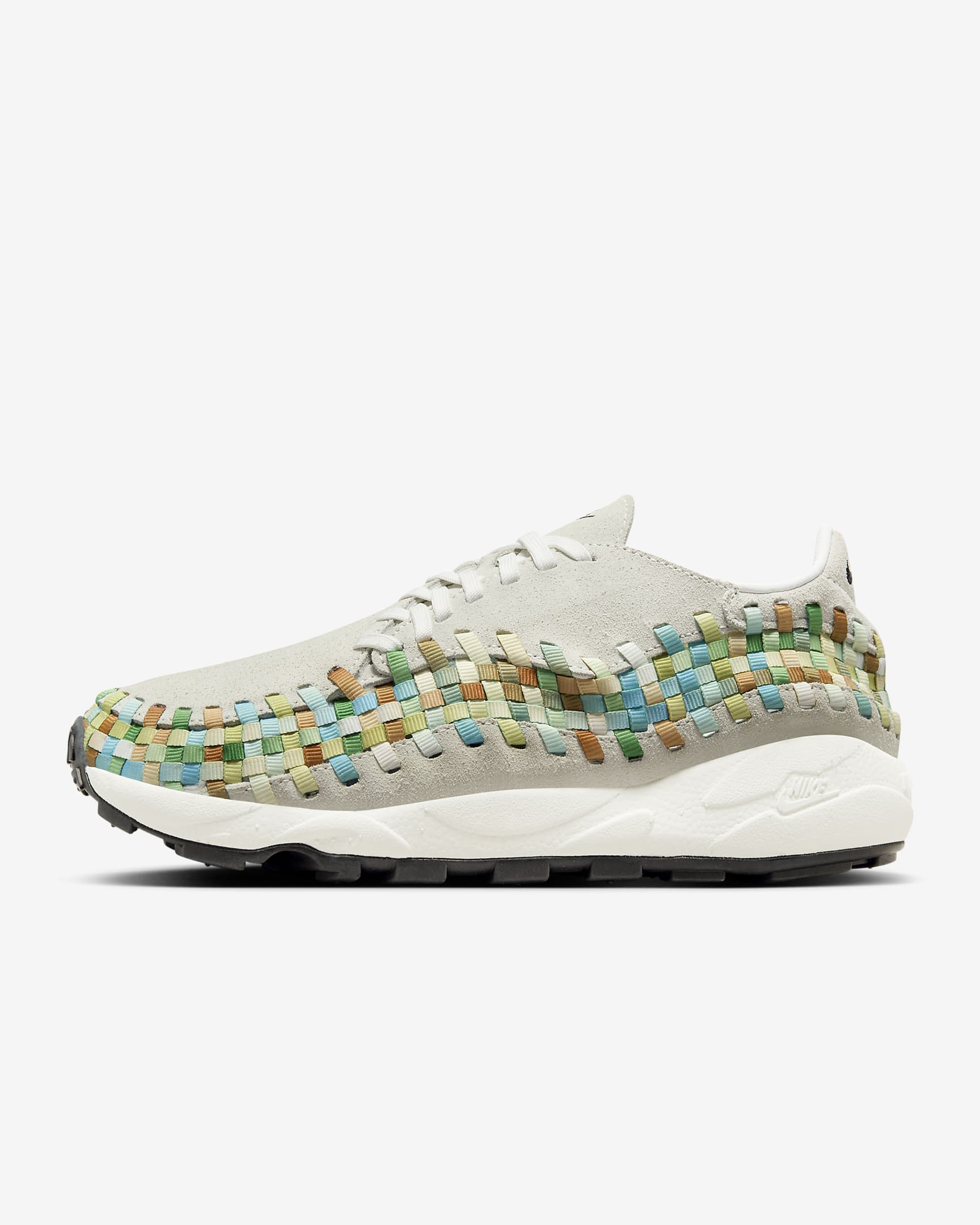 Nike Air Footscape Woven Women's Shoes - Summit White/Sail/Multi-Colour/Black