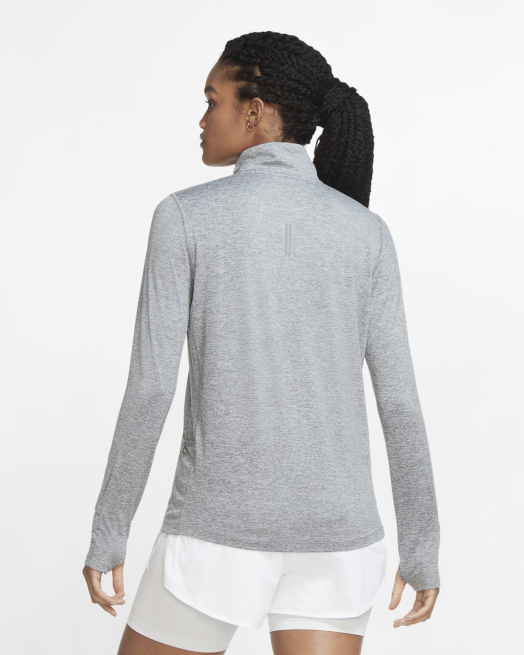 nike zip running top womens