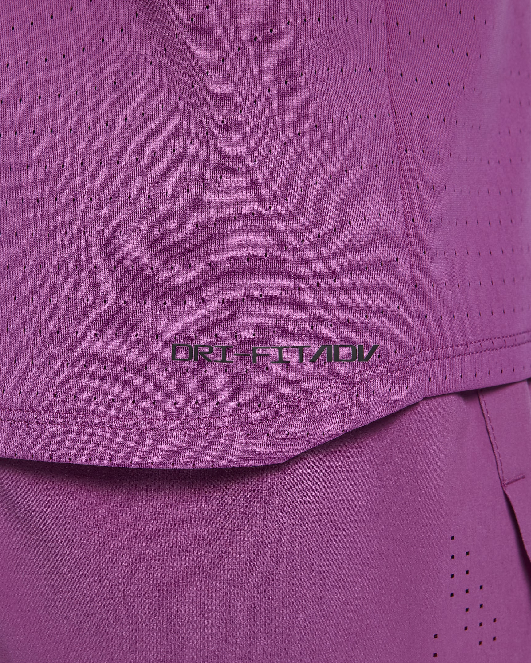 Nike AeroSwift 男款 Dri-FIT ADV 跑步無袖上衣 - Hot Fuchsia/黑色